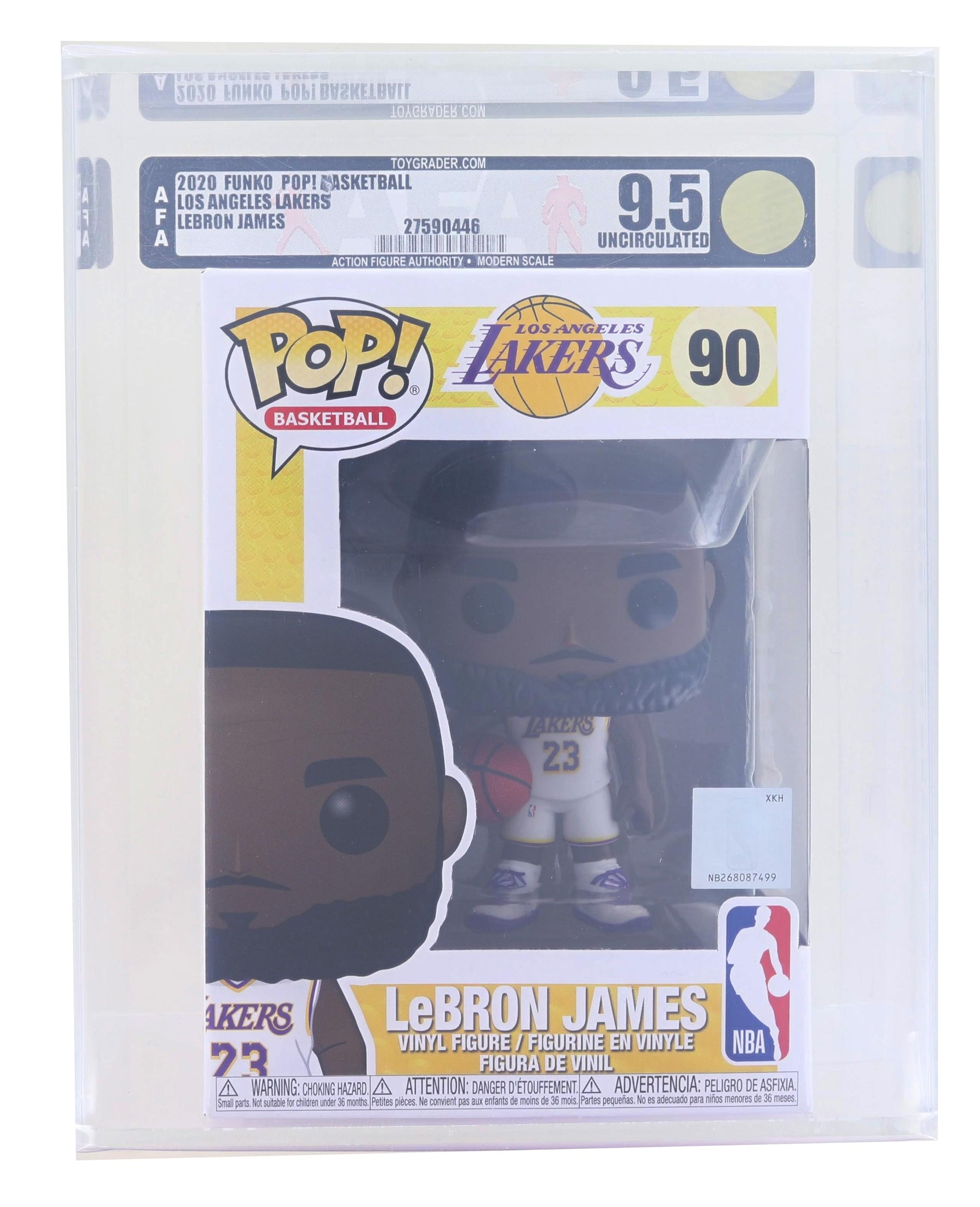 LA Lakers NBA Funko POP |  Lebron James Alternate | Graded AFA 9.5
