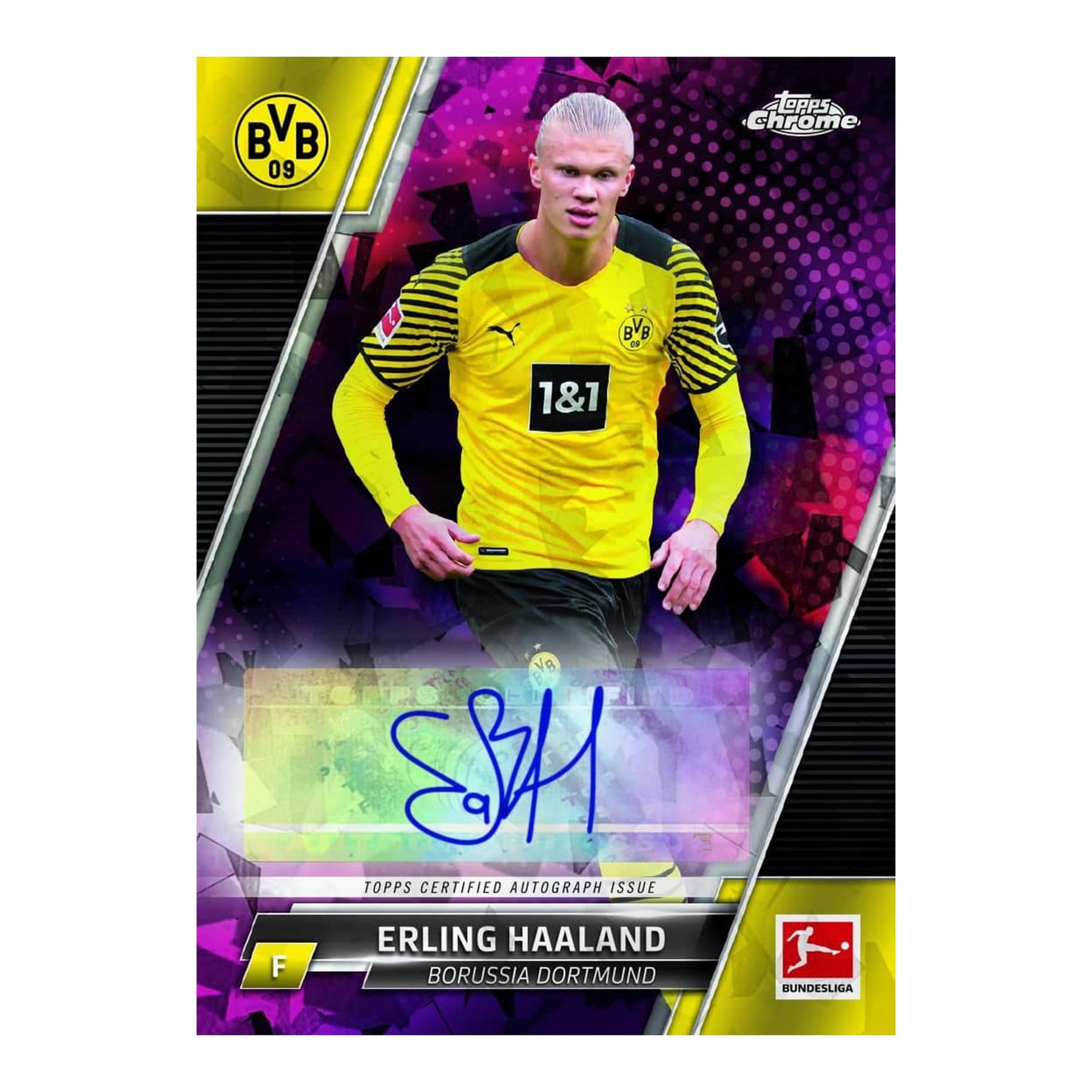 Bundesliga Soccer 2021/22 Topps Chrome Hobby Box Sapphire Edition | 8 Packs