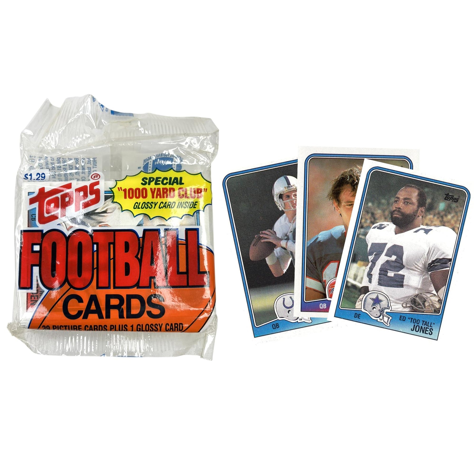 NFL 1988 Topps Football Jumbo Pack | 40 Cards