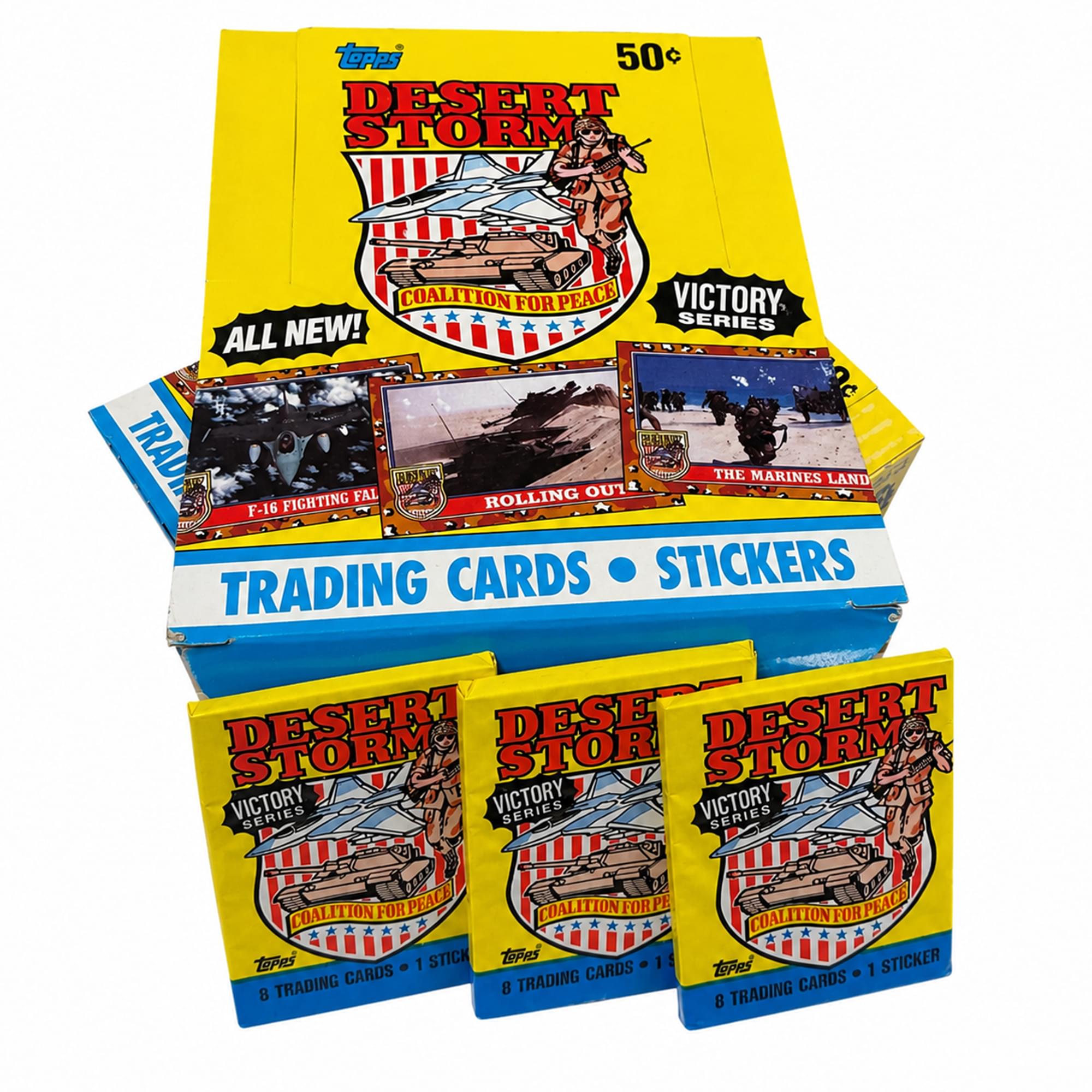 1991 Topps Desert Storm Victory Series | 36 Pack Box