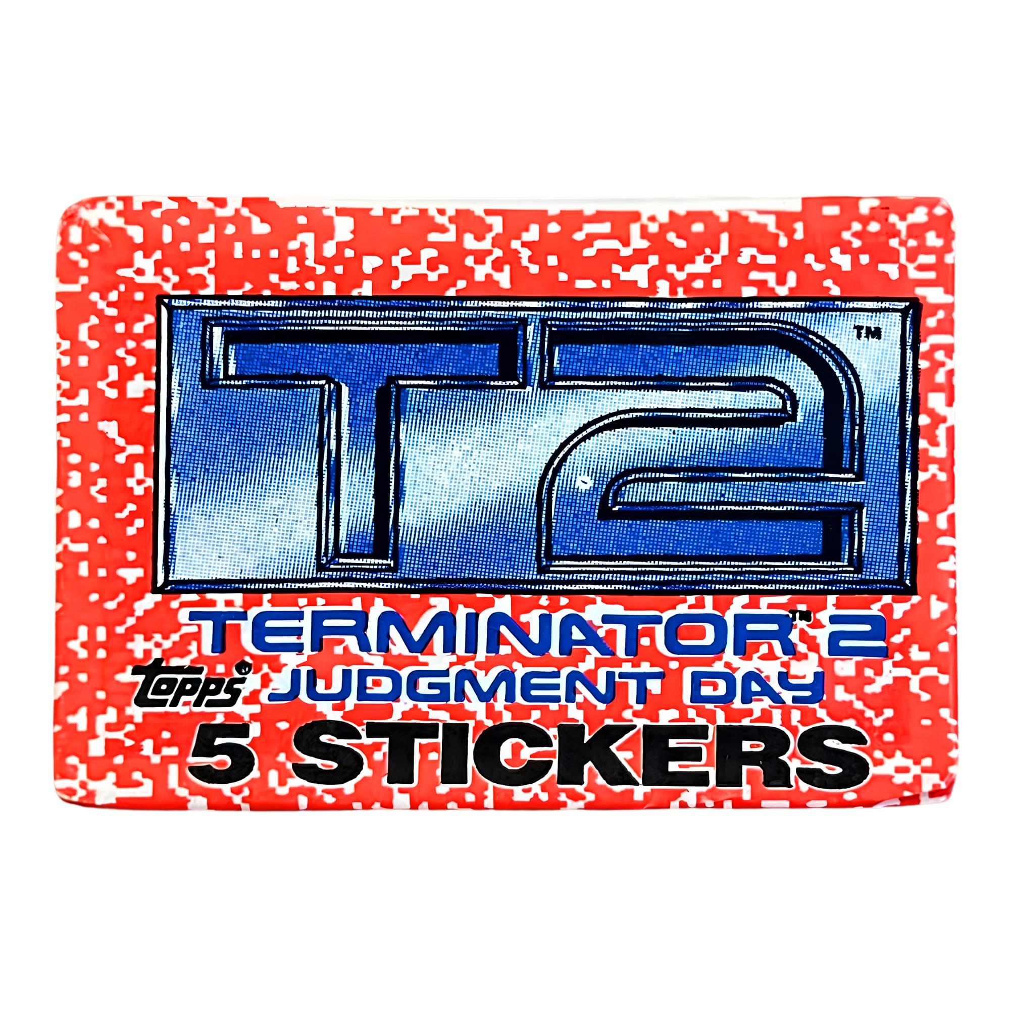 Terminator 2: Judgement Day 1991 Topps 5-Sticker Pack
