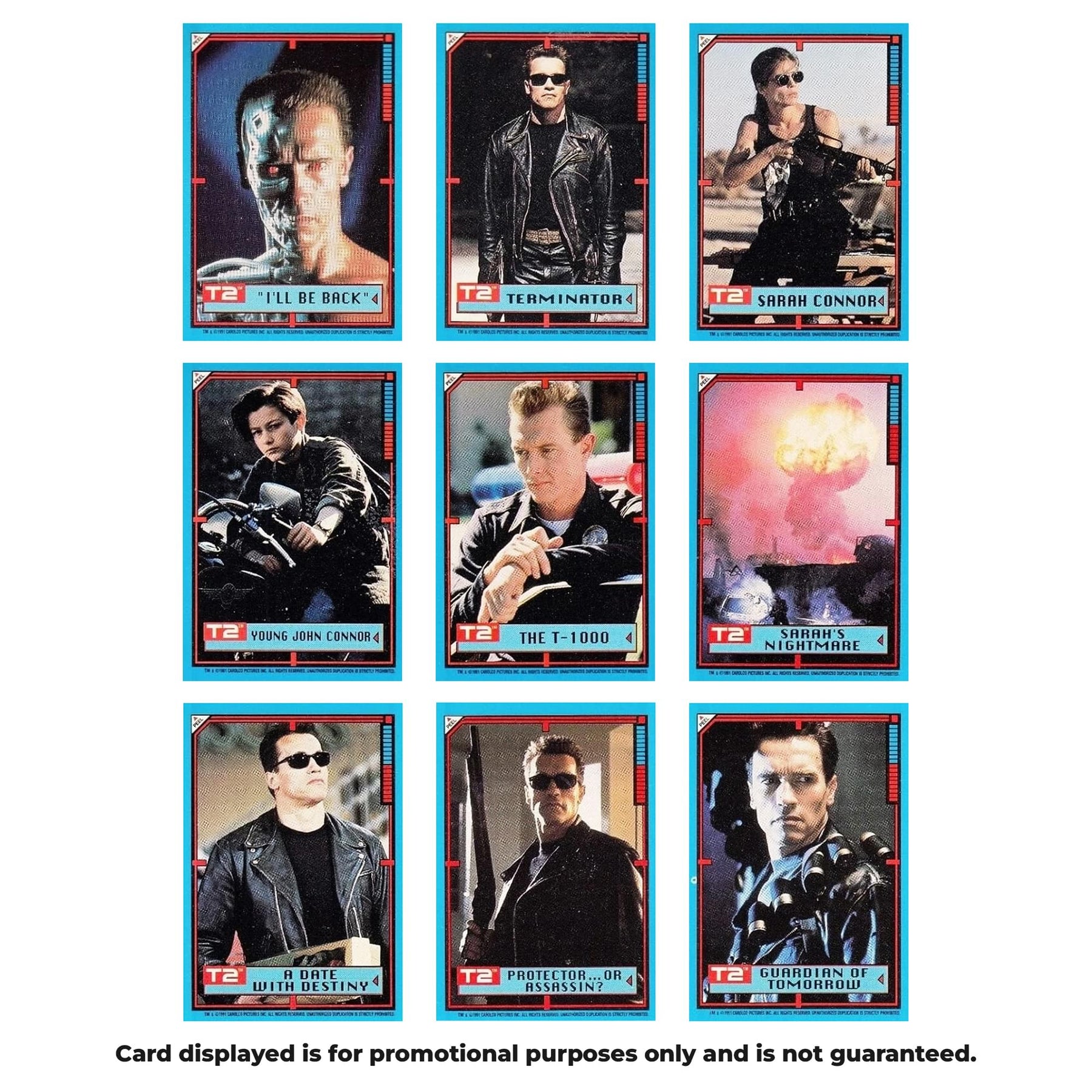 Terminator 2: Judgement Day 1991 Topps 5-Sticker Pack