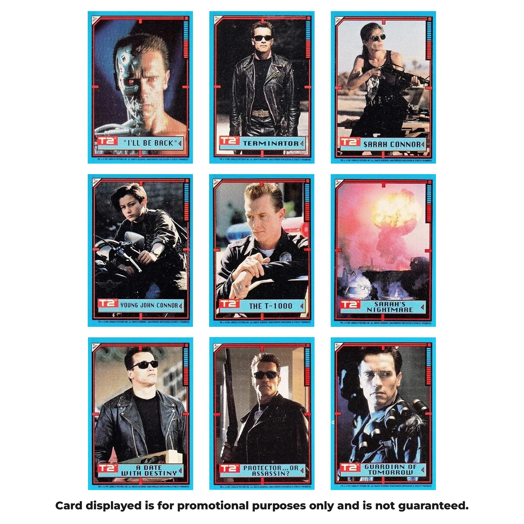 Terminator 2: Judgement Day 1991 Topps 5-Sticker Pack