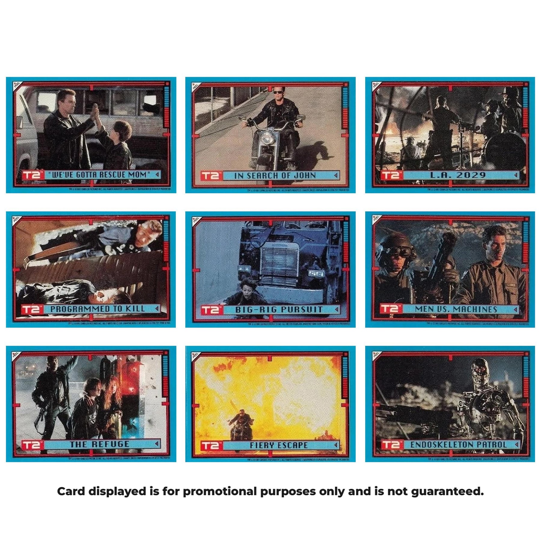 Terminator 2: Judgement Day 1991 Topps 5-Sticker Pack