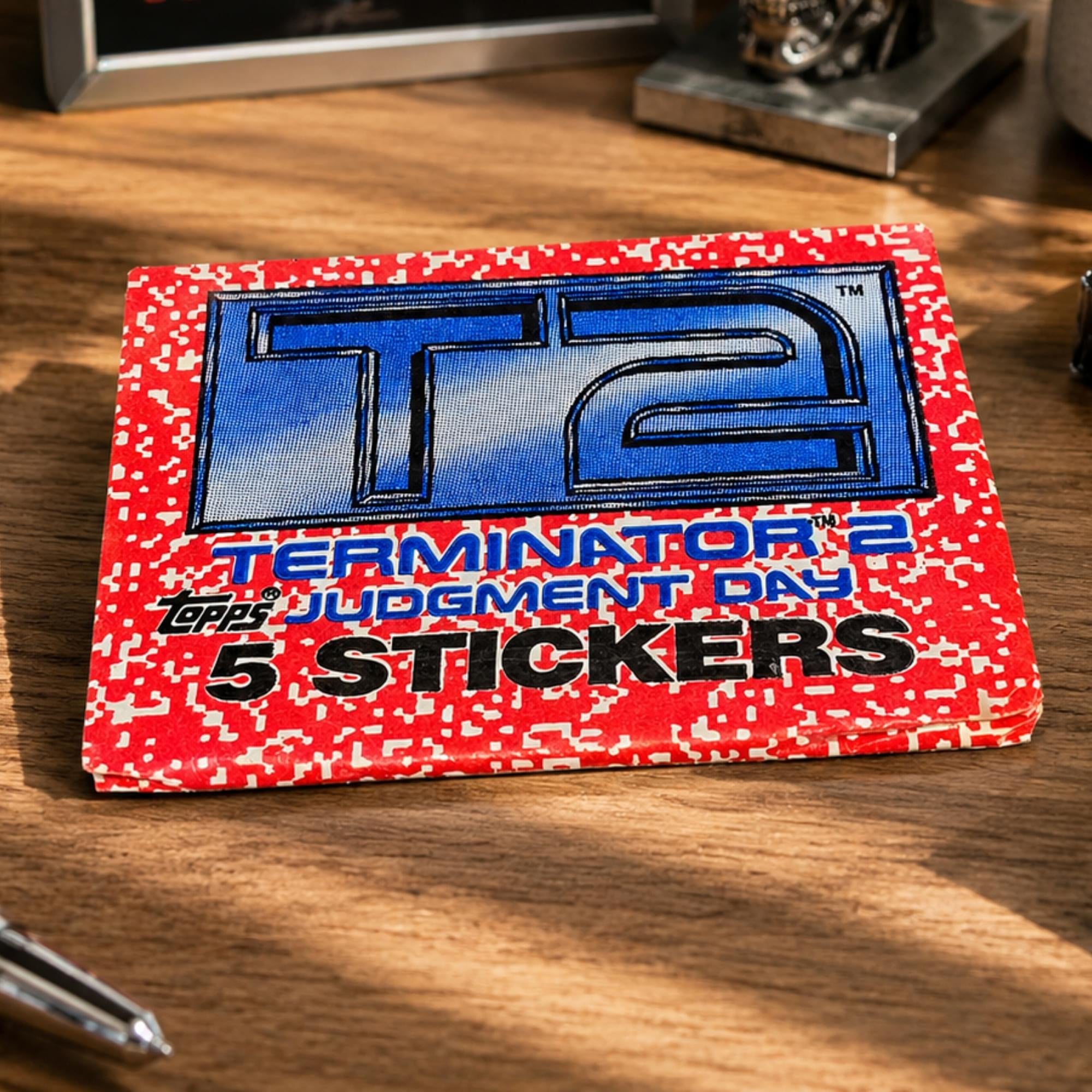Terminator 2: Judgement Day 1991 Topps 5-Sticker Pack