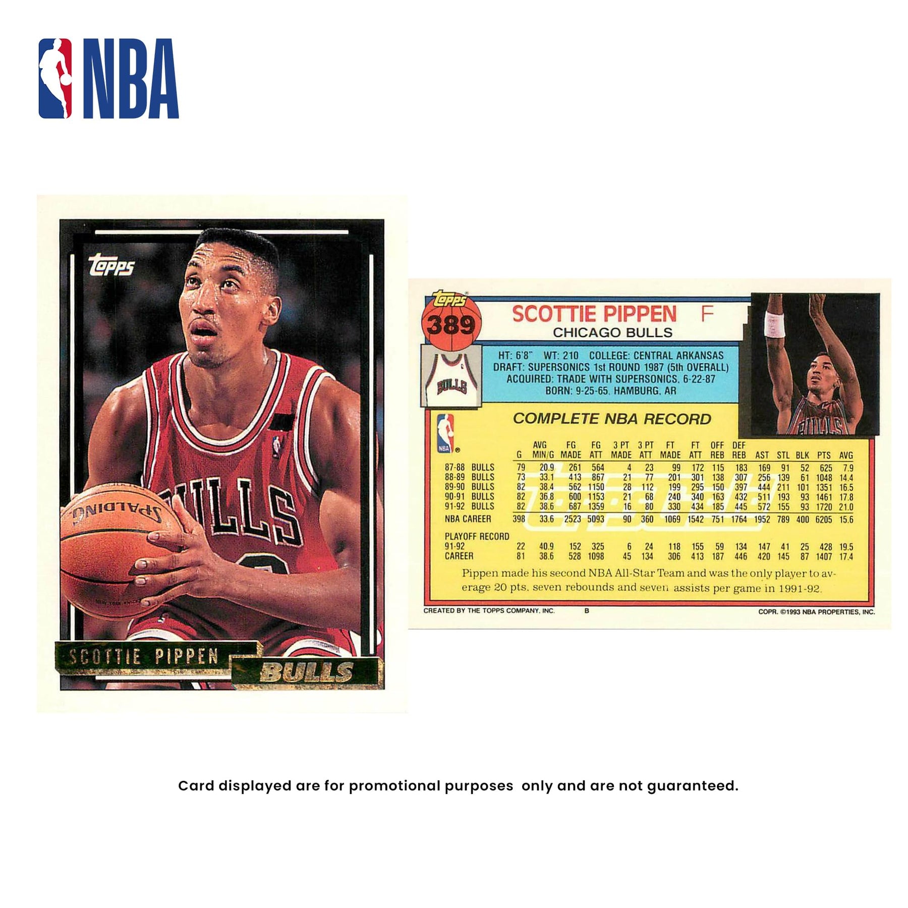 NBA 1992-93 Topps Basketball Set Series 1 & 2 | 396 Cards