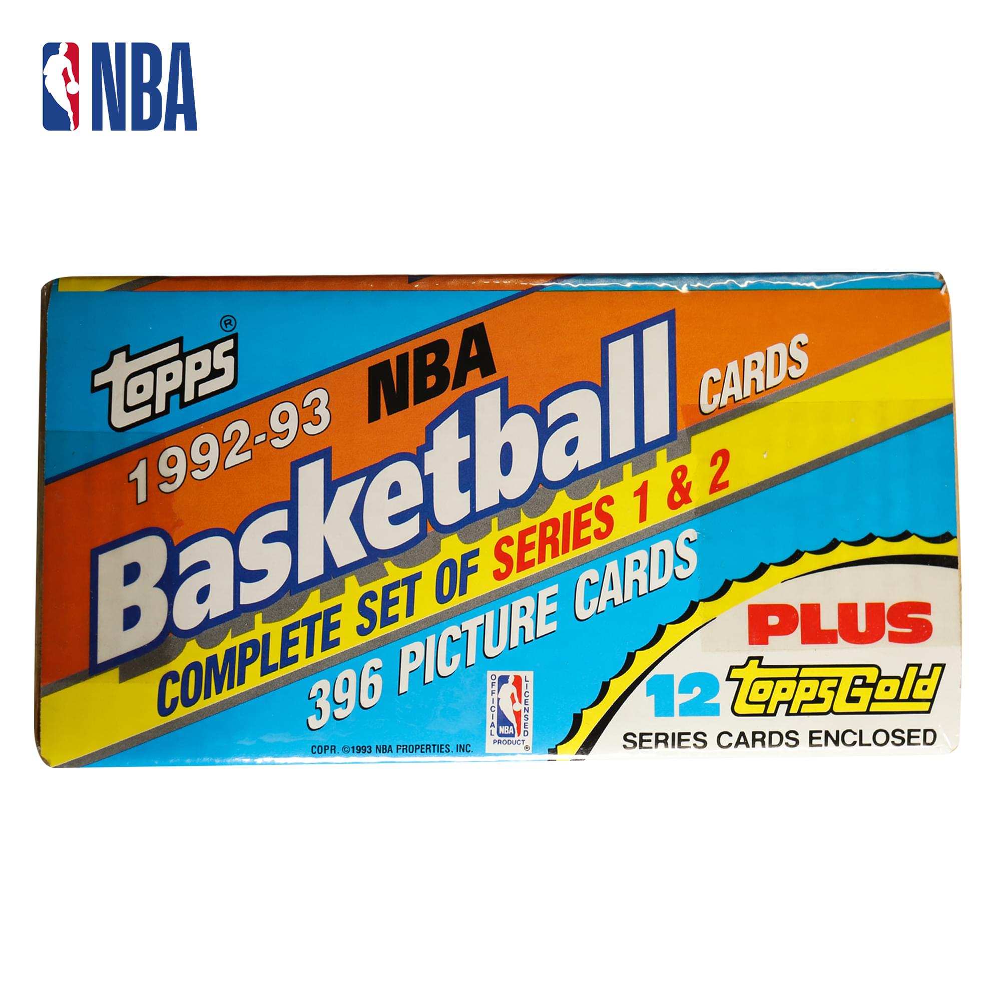 NBA 1992-93 Topps Basketball Set Series 1 & 2 | 396 Cards