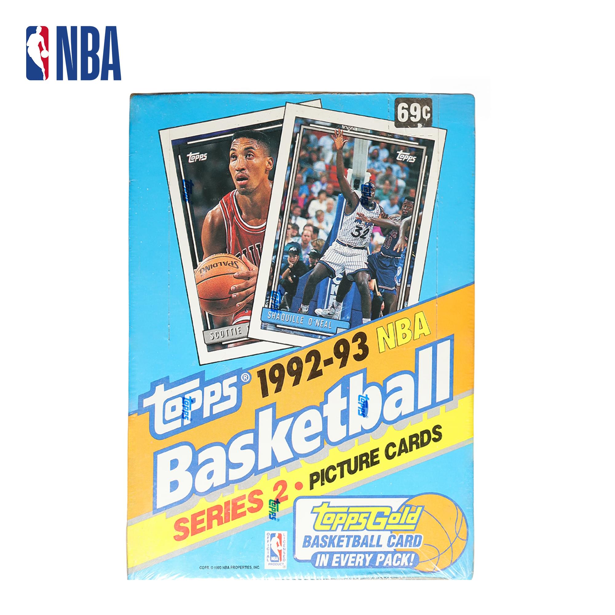 NBA 1992-93 Topps Basketball Series 2 Card Sealed Box | 36 Cards