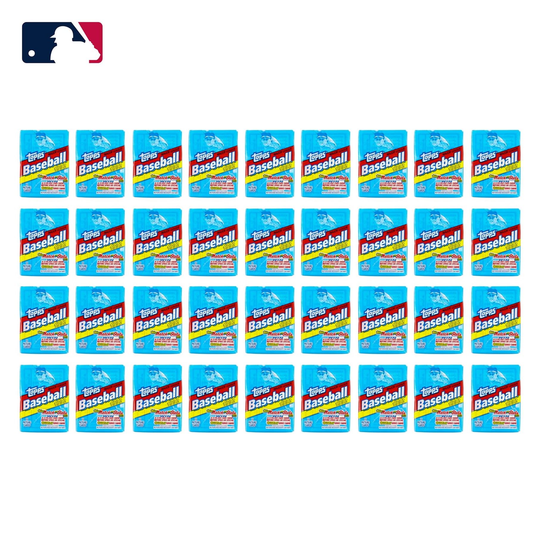 MLB 1992 Topps Baseball Picture Card Box From Sealed Case| 36 Packs