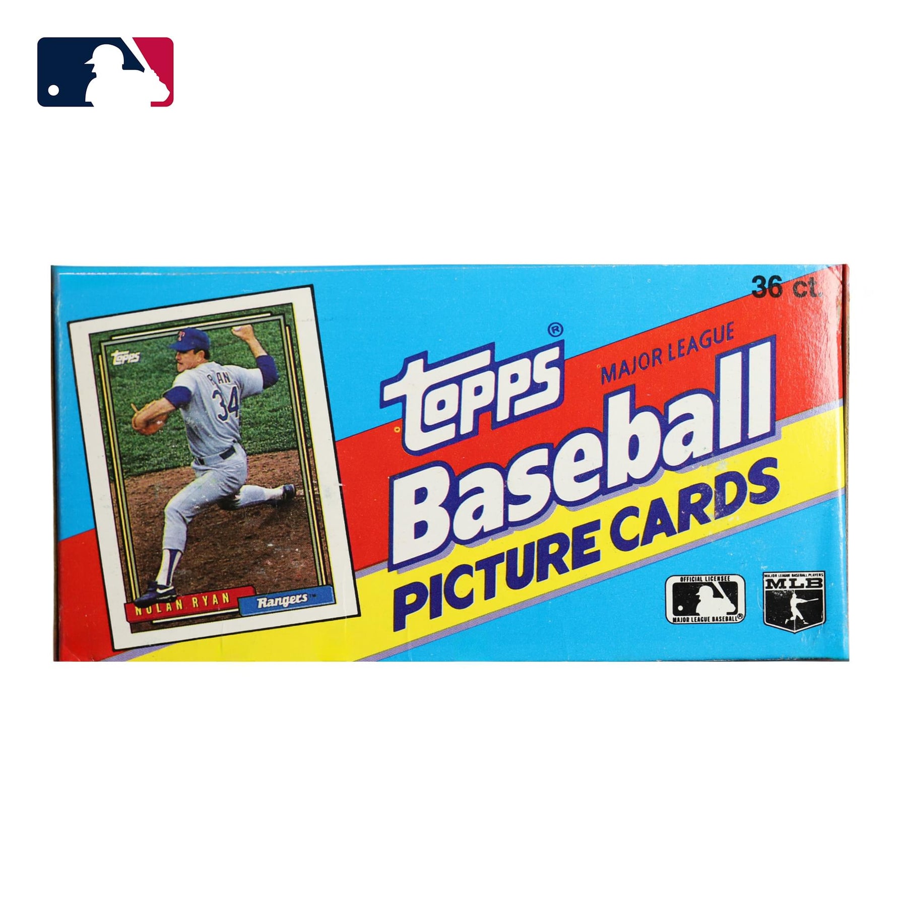 MLB 1992 Topps Baseball Picture Card Box From Sealed Case| 36 Packs