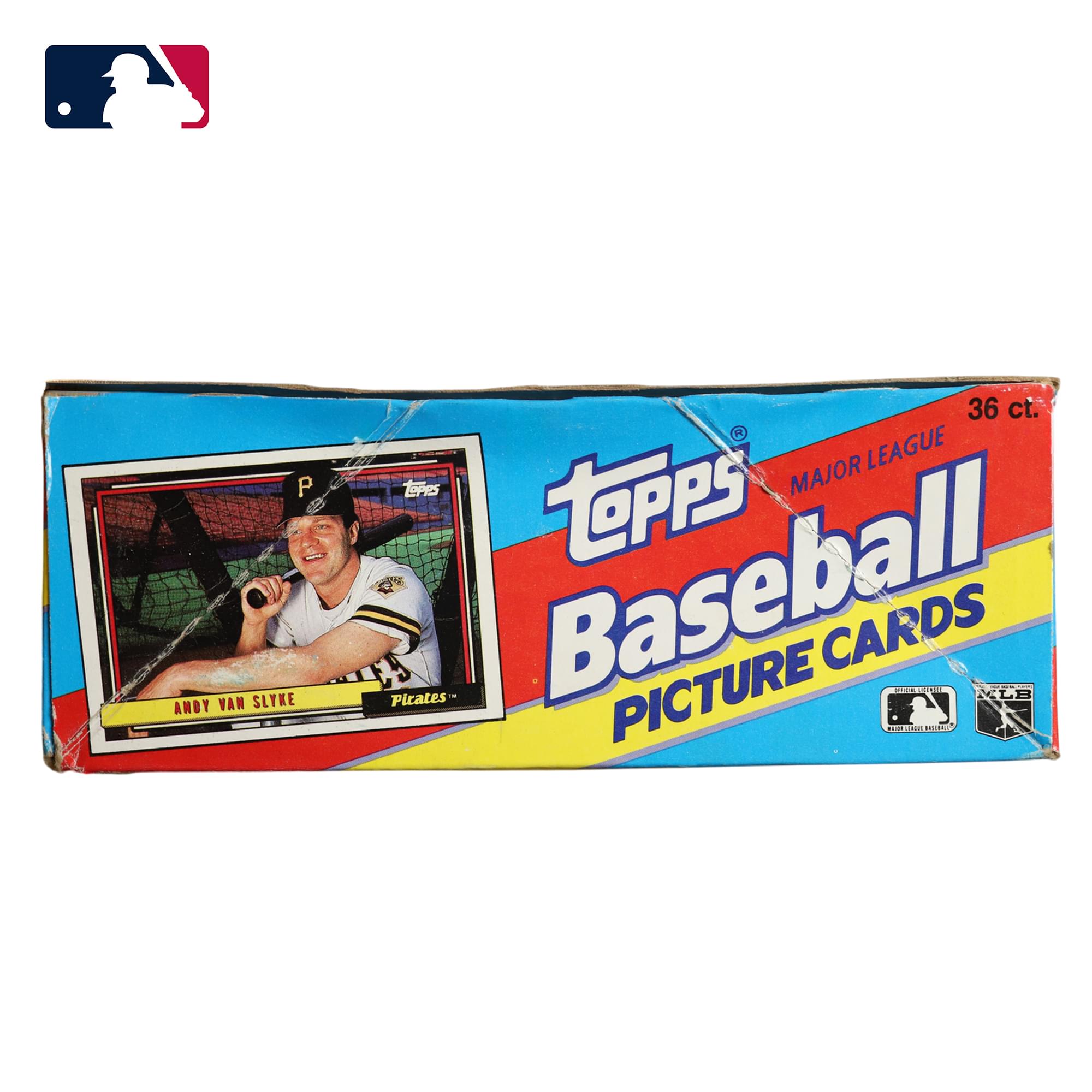 MLB 1992 Topps Baseball Picture Card Box From Sealed Case| 36 Packs
