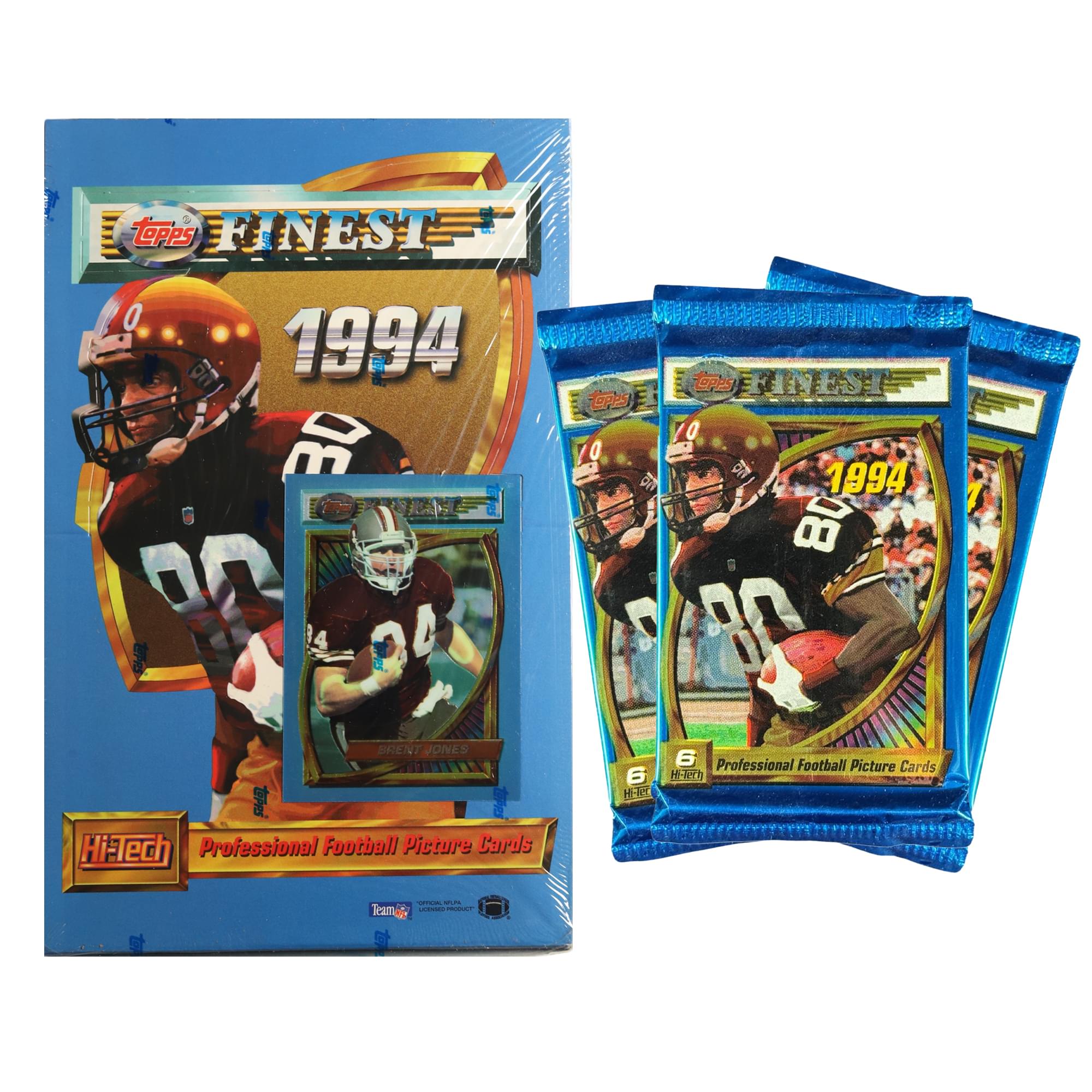 NFL 1994 Topps Finest Football Sealed Hobby Box | 24 Packs