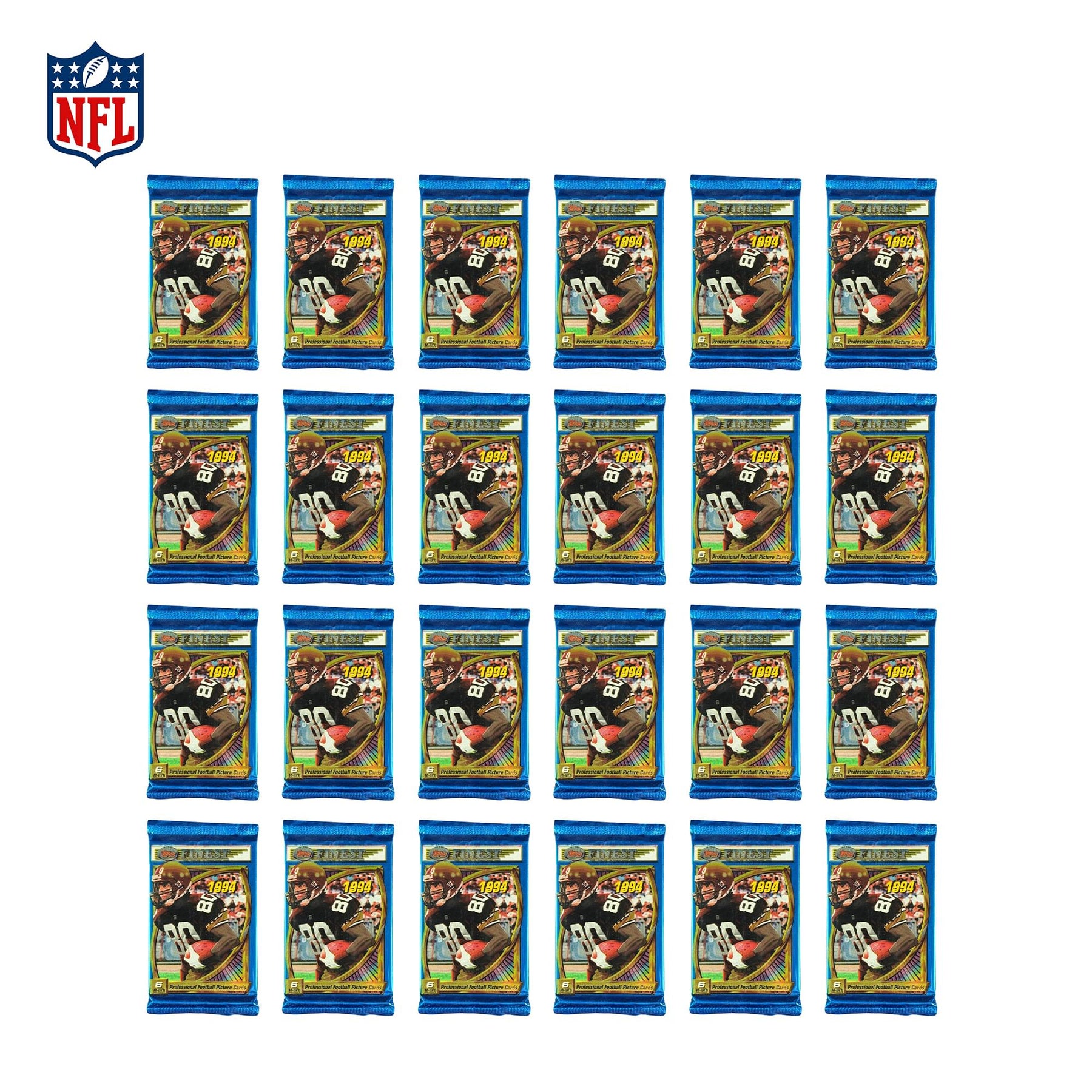 NFL 1994 Topps Finest Football Sealed Hobby Box | 24 Packs