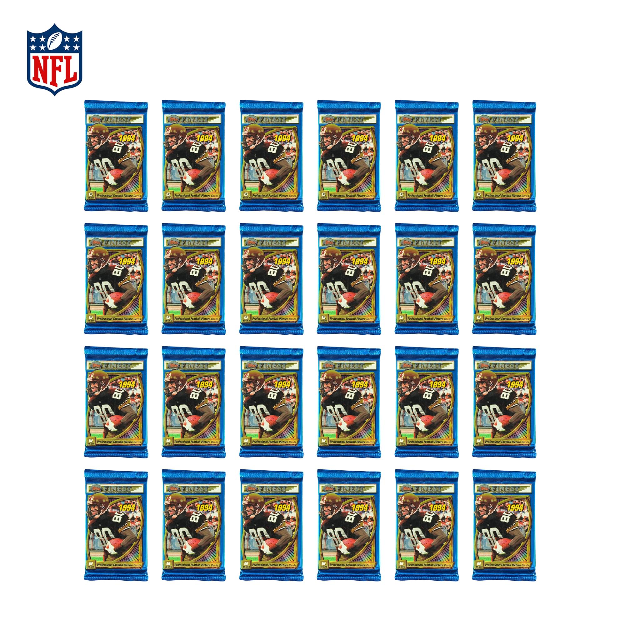 NFL 1994 Topps Finest Football Sealed Hobby Box | 24 Packs