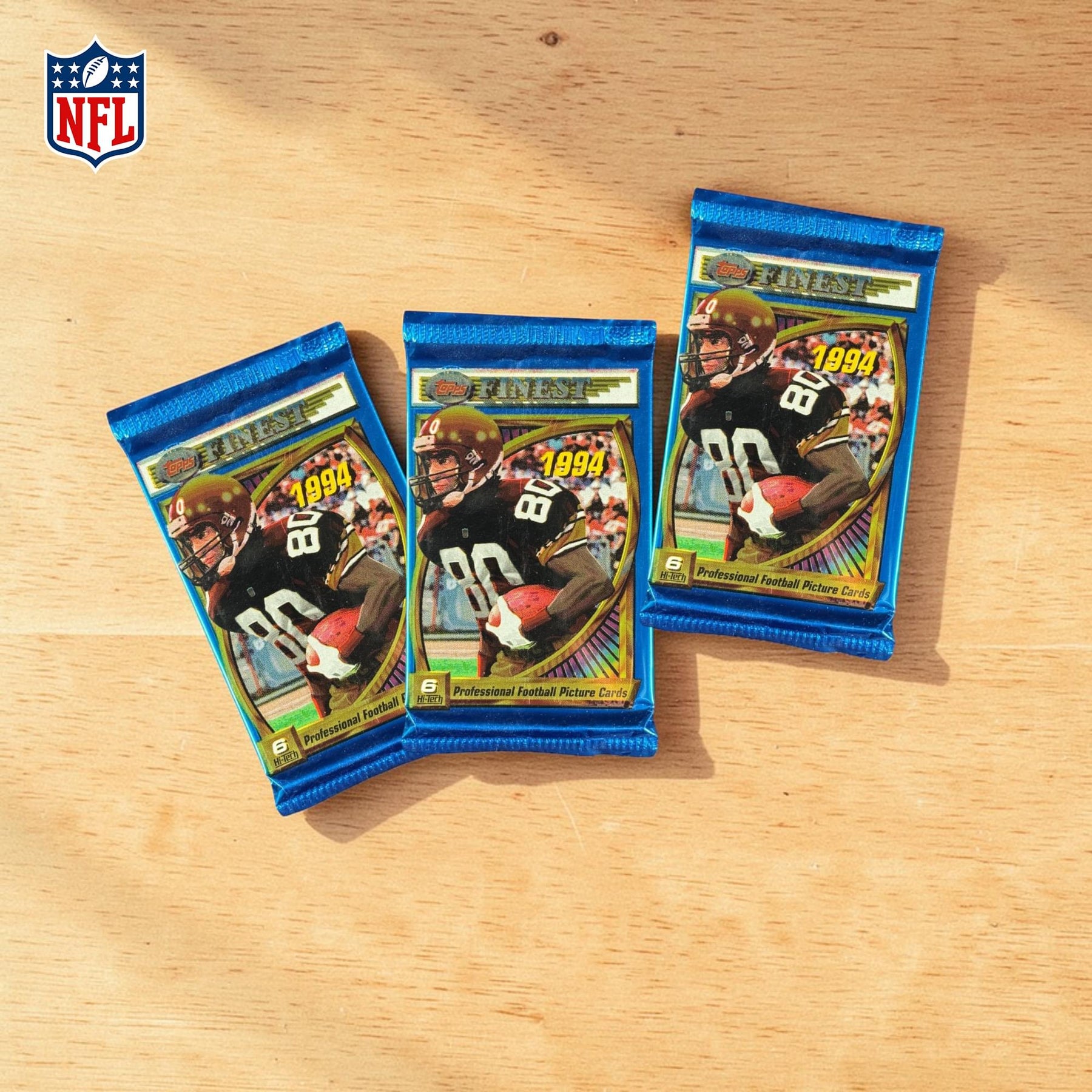 NFL 1994 Topps Finest Football Sealed Hobby Box | 24 Packs