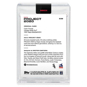 Topps PROJECT 2020 Card 73 - 1990 Frank Thomas by Don C