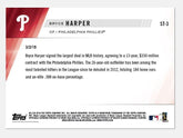 Philadelphia Phillies Bryce Harper MLB Topps NOW Card ST-3