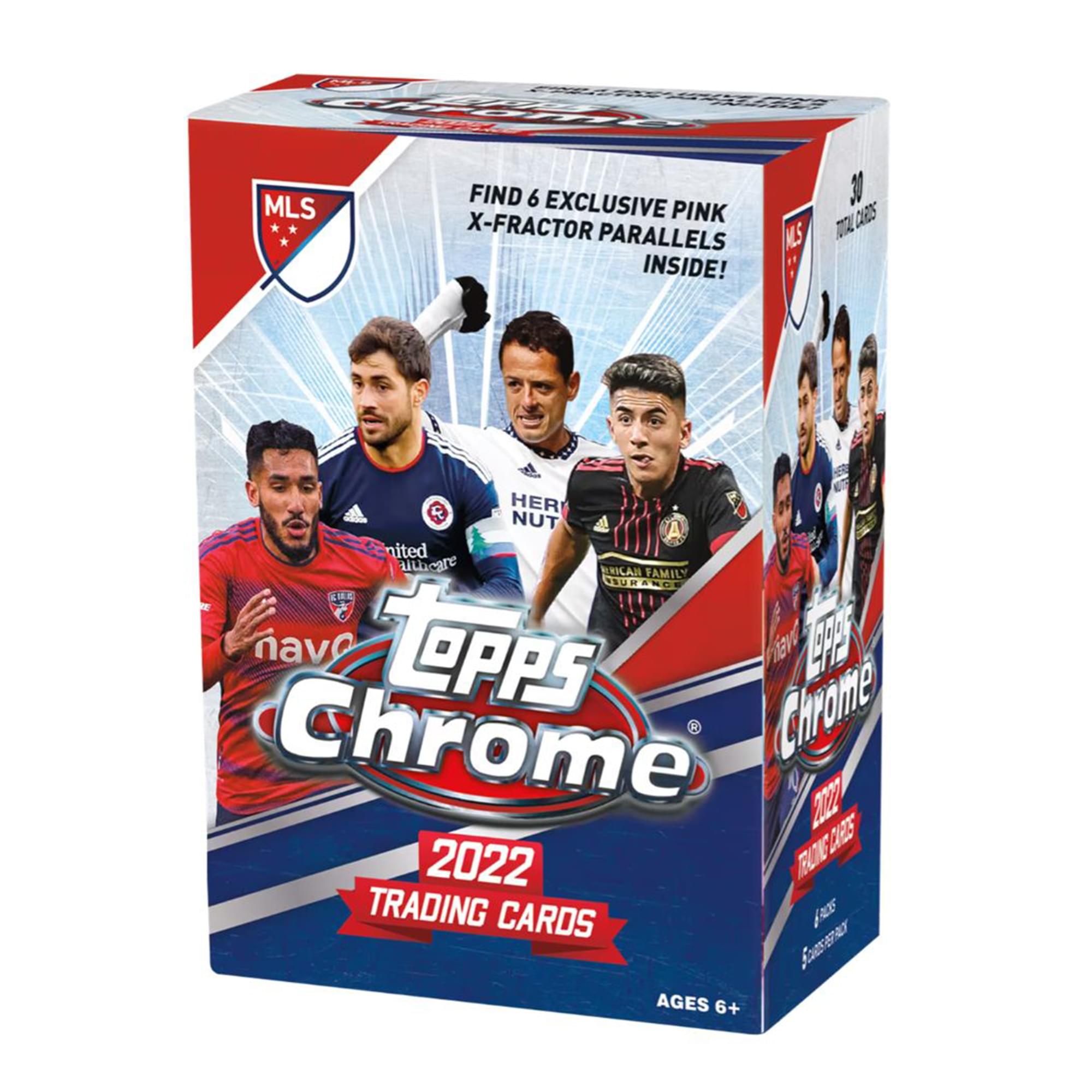 Major League Soccer 2022 Topps Chrome Blaster | 6 Packs