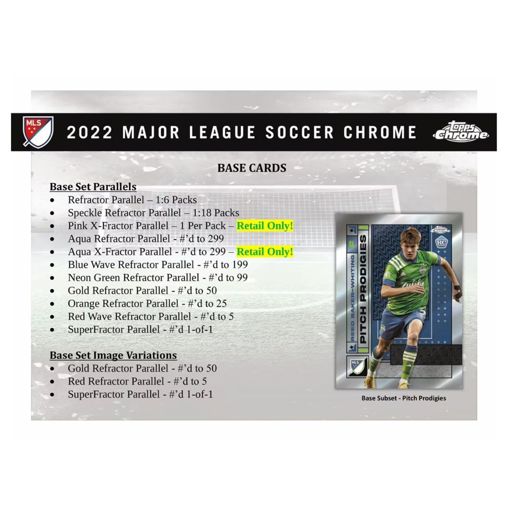 Major League Soccer 2022 Topps Chrome Blaster | 6 Packs