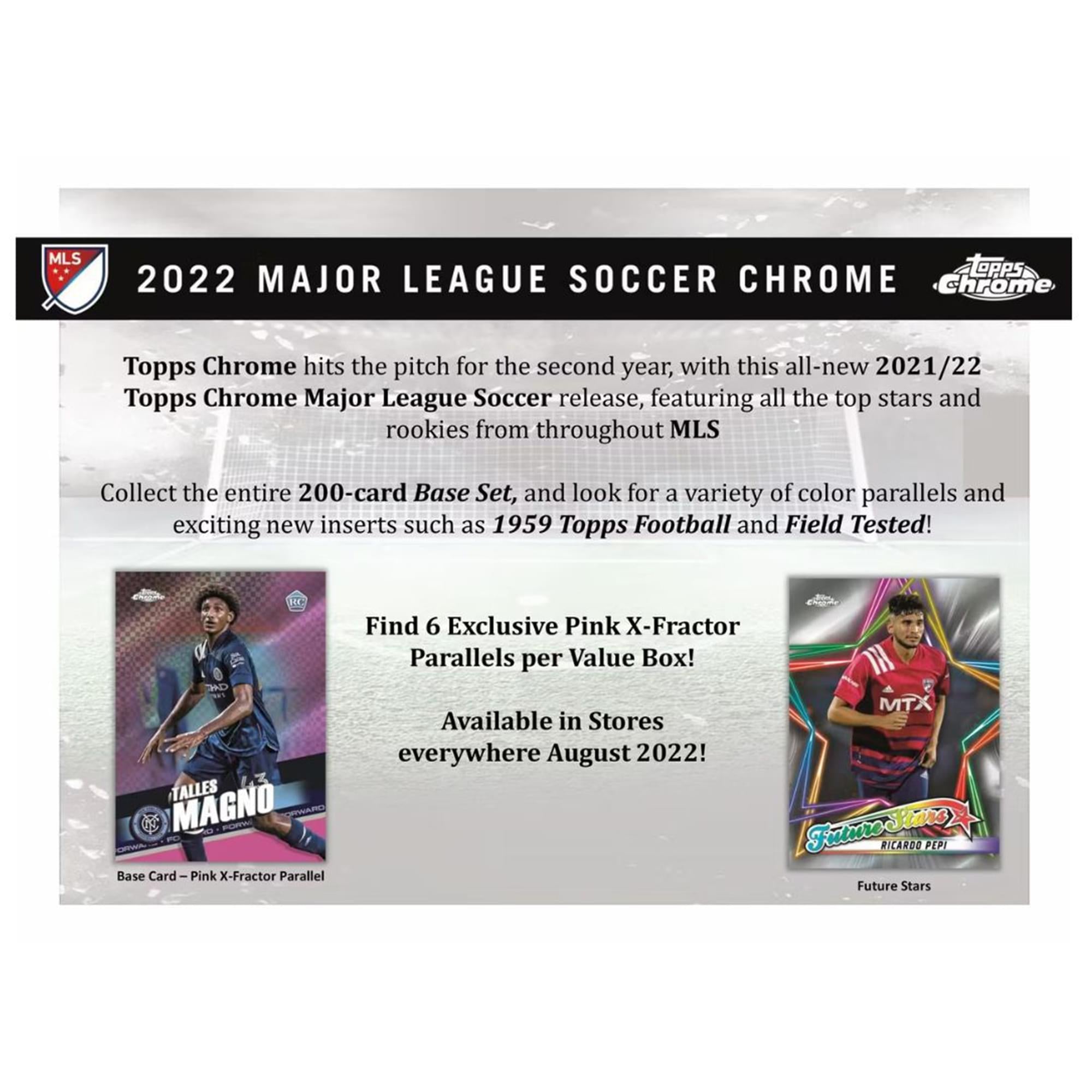 Major League Soccer 2022 Topps Chrome Blaster | 6 Packs