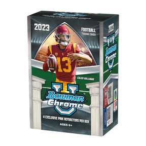2023 Bowman University Chrome Football Value Box | 7 Packs