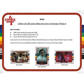 Stranger Things Season 4 2023 Topps Value Box | 7 Packs Per Box
