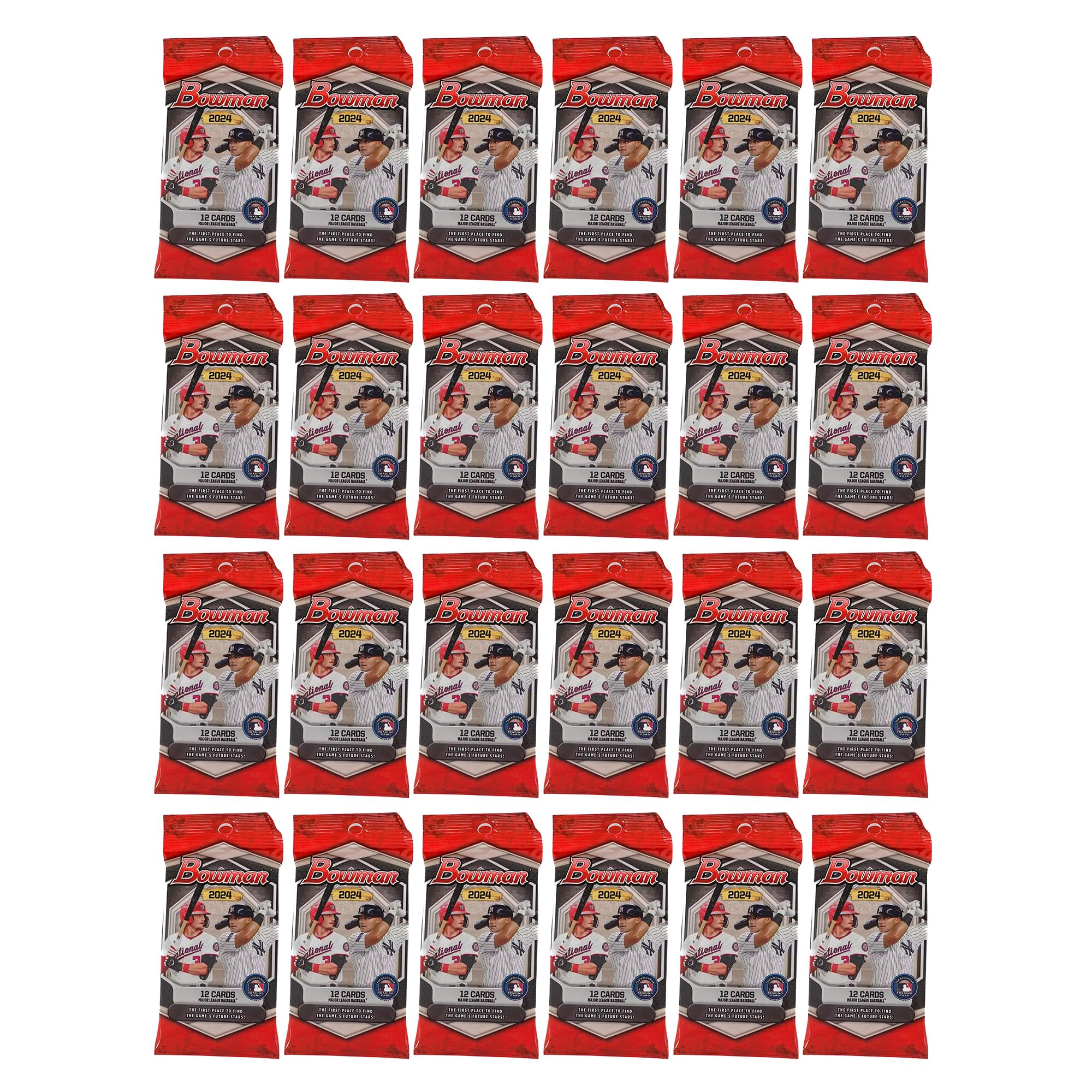 MLB 2024 Bowman Baseball Display Box | 24 Packs Per Box