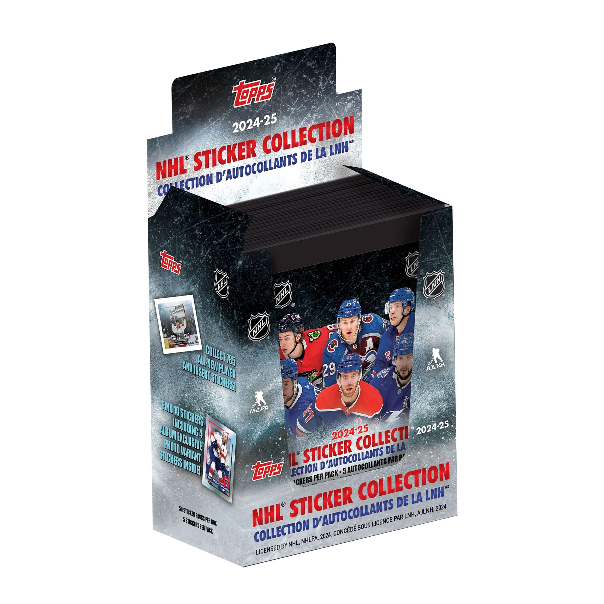 NHL Topps 2024/2025 Sticker Collection Box | 50 Packs