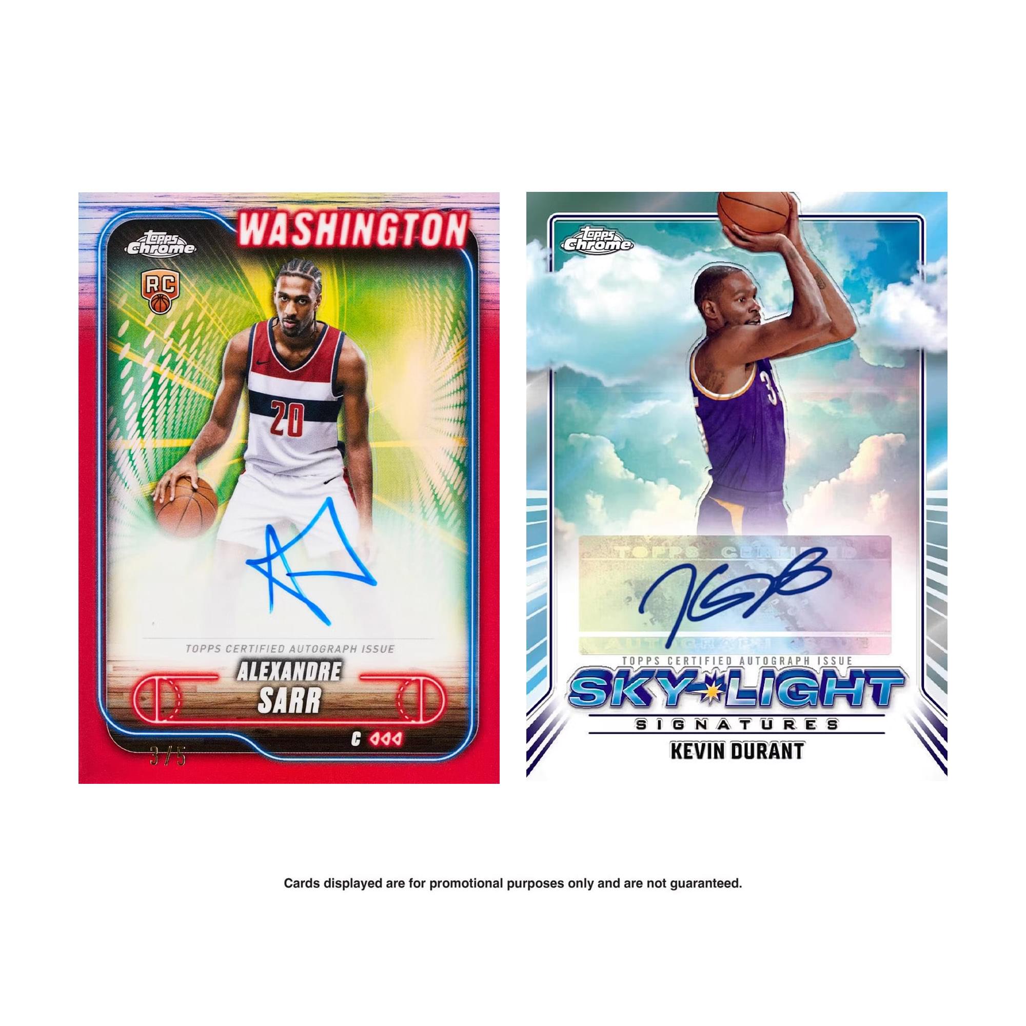 NBA 2024/25 Topps Chrome Basketball Value Box | 8 Packs, 4 Cards Per Pack