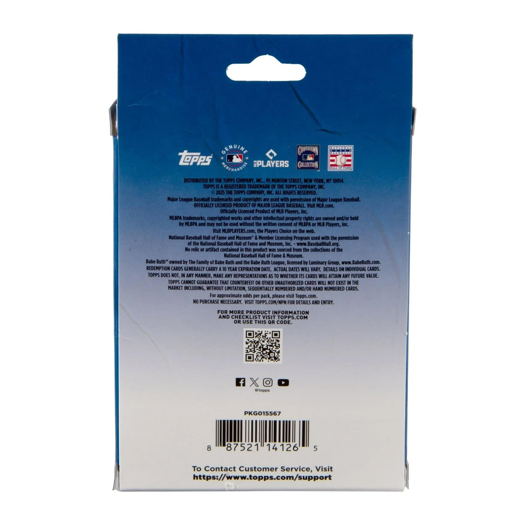 MLB 2025 Topps Baseball Series 2 Hanger Pack | 59 Cards