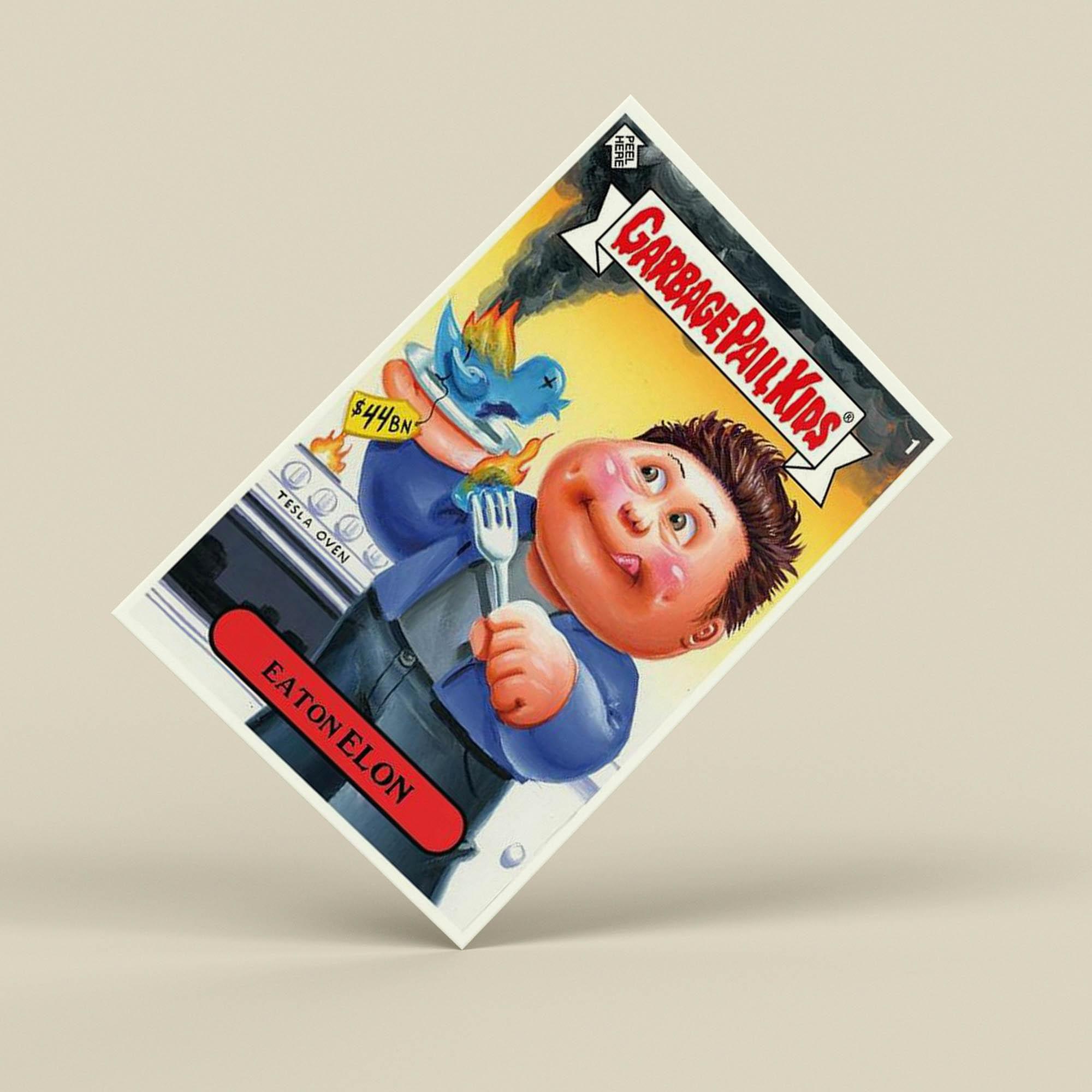 Garbage Pail Kids Topps 2022 Was The WORST! Trading Card | Eaton Elon