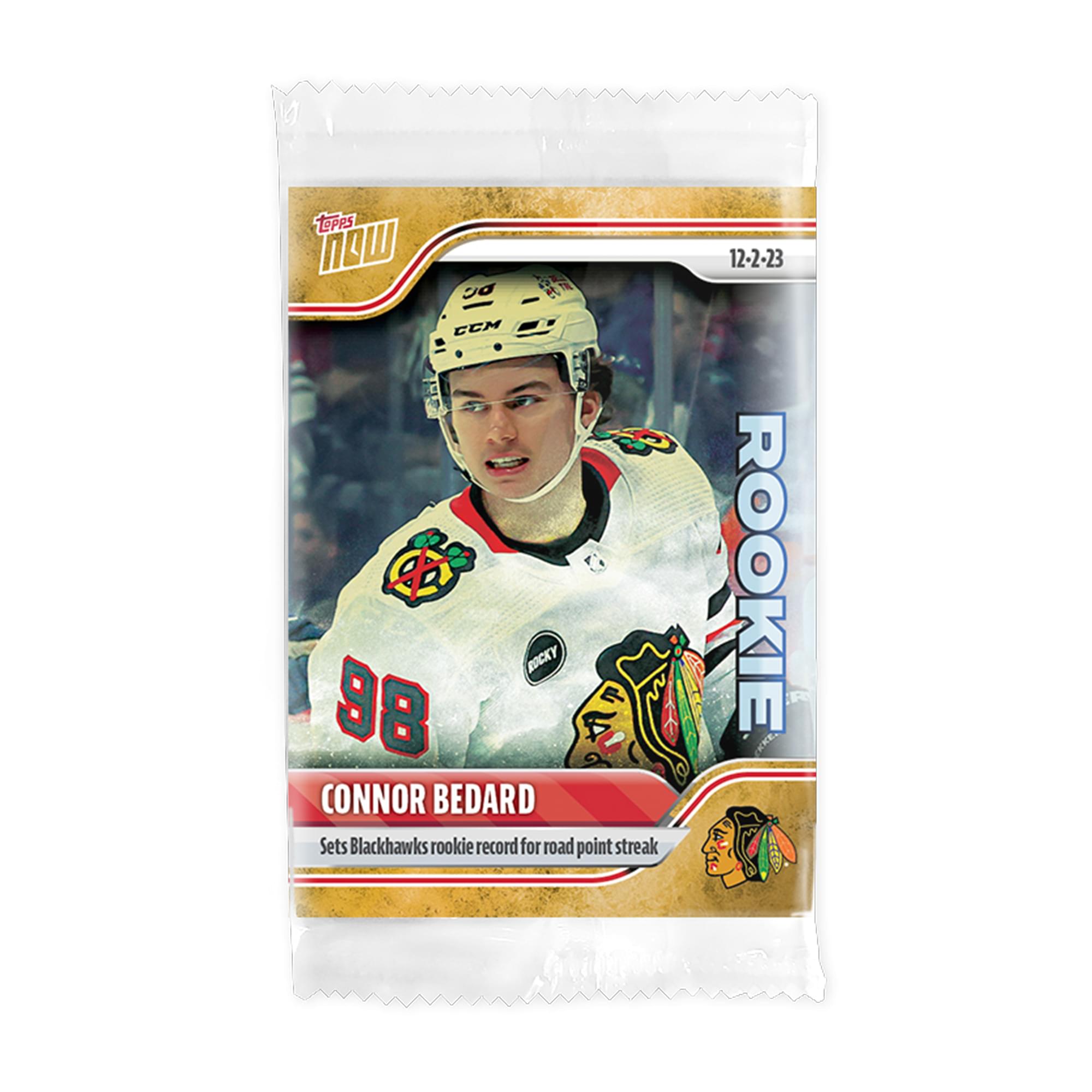 NHL 2023-24 TOPPS NOW Connor Bedard Sticker Card #52