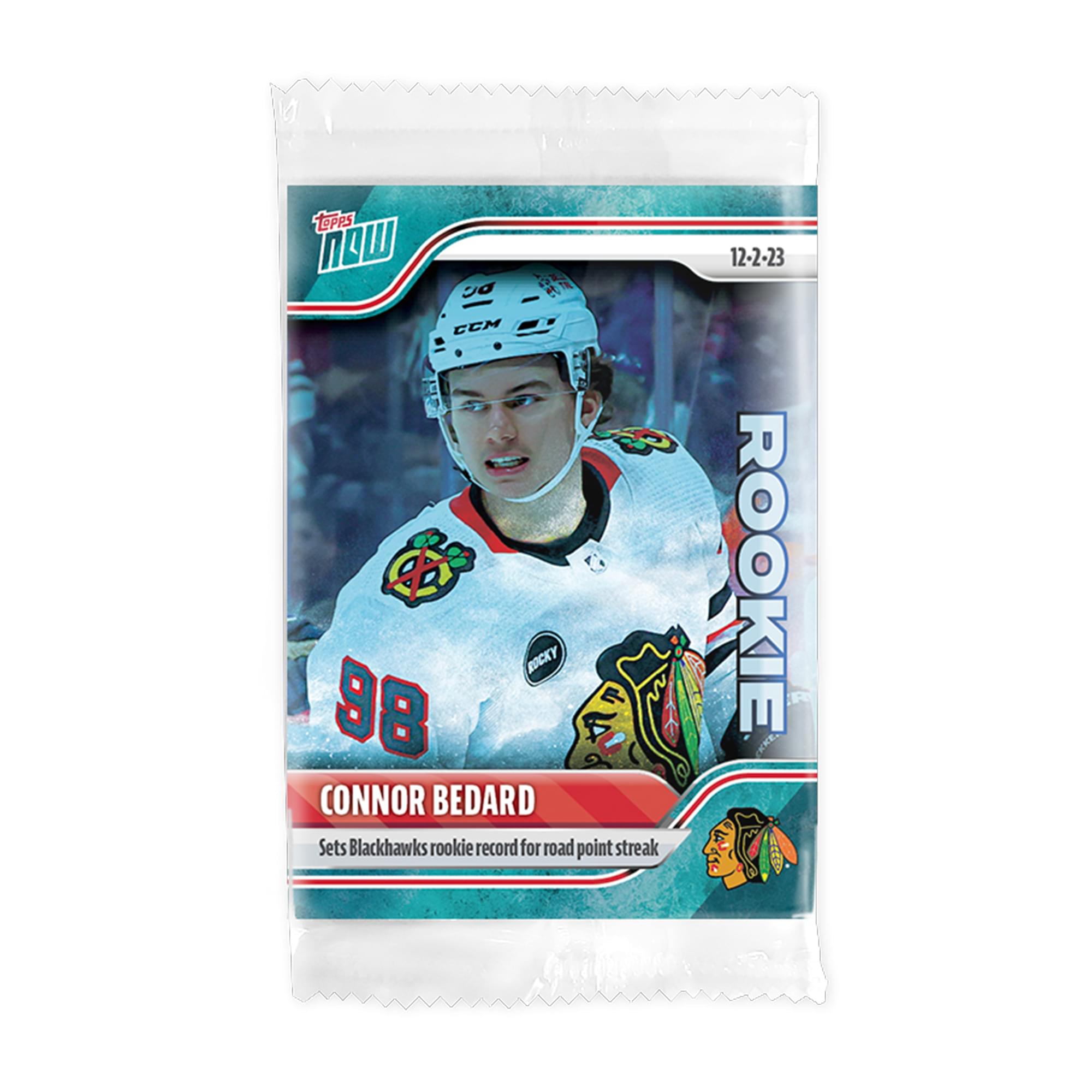 NHL 2023-24 TOPPS NOW Connor Bedard Sticker Card #52