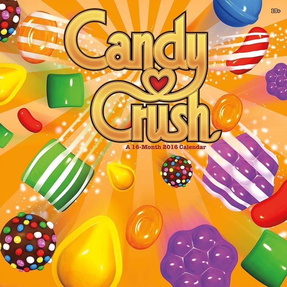 Candy Crush 2016 Wall Calendar