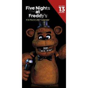 Five Nights At Freddy's 2017 12"x6" Vertical Wall Calendar