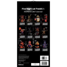 Five Nights At Freddy's 2017 12"x6" Vertical Wall Calendar
