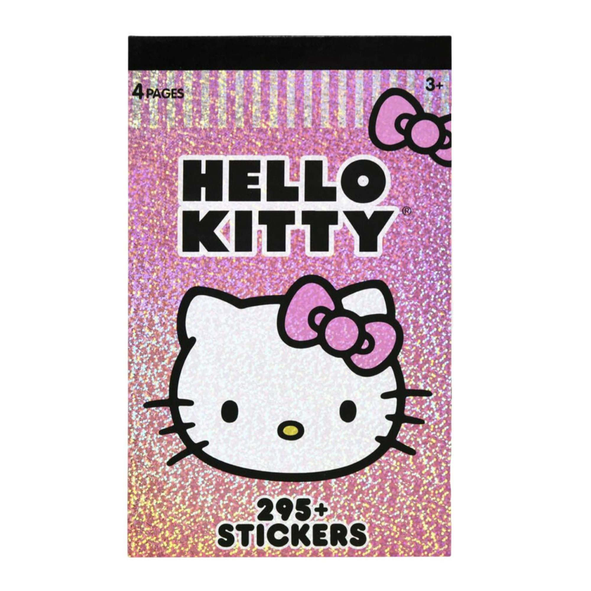 Sanrio Hello Kitty Pink 4 Sheet Sticker Pad | 200+ Stickers