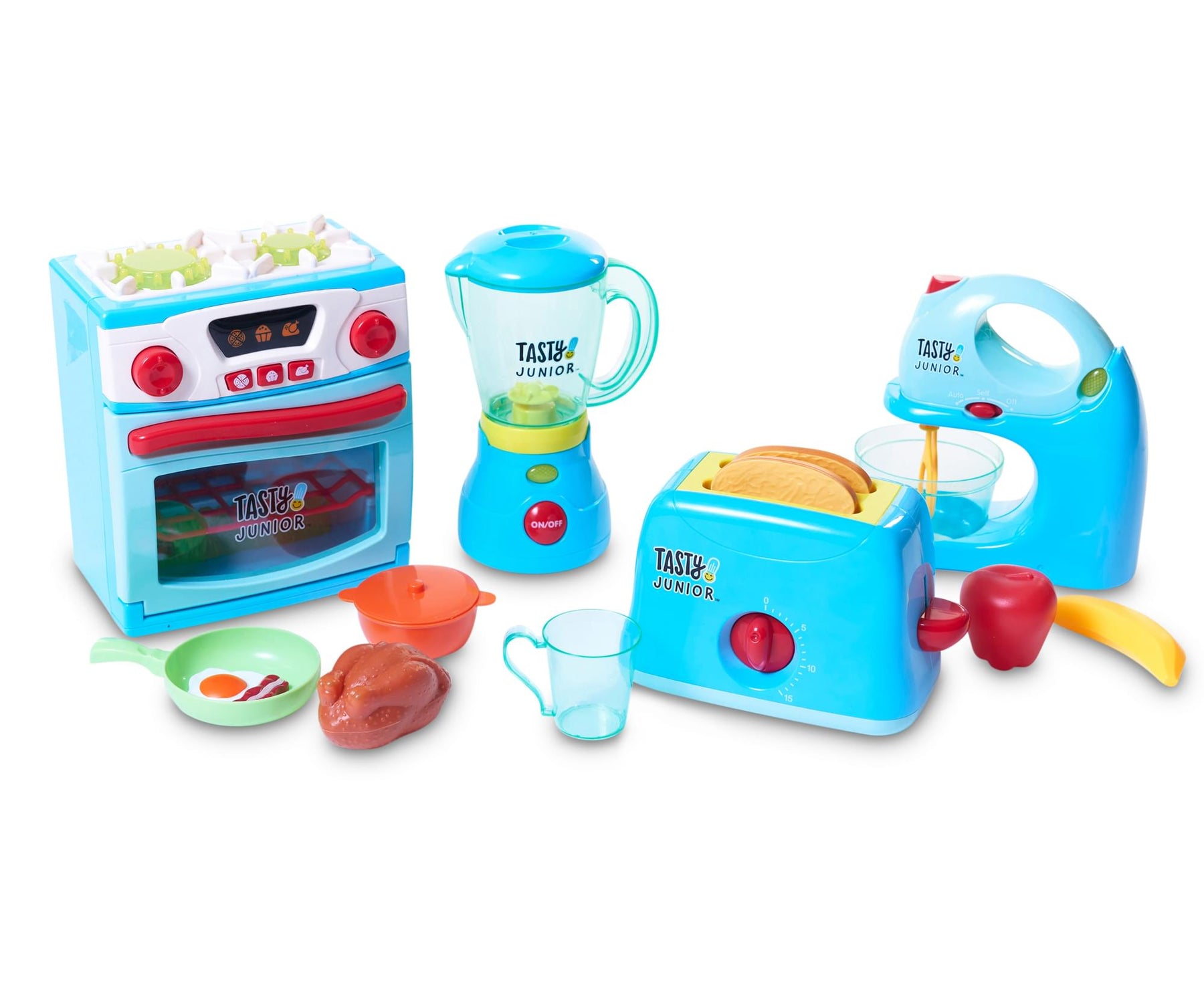 Tasty Junior 4-In-1 Mini Chef Electronic Toy Kitchen Set