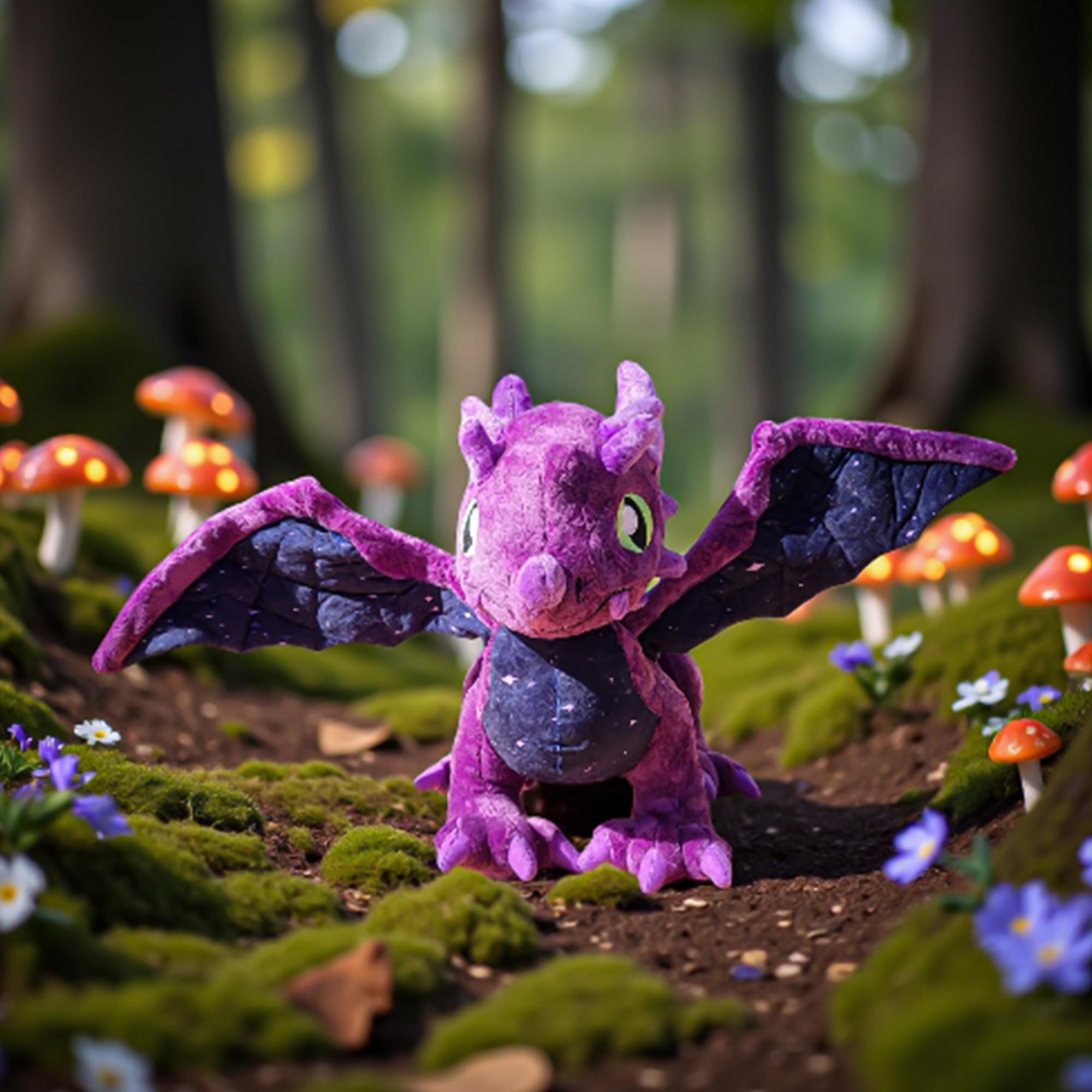 Tentacle Kitty Campaign Starlight Dragon Plush