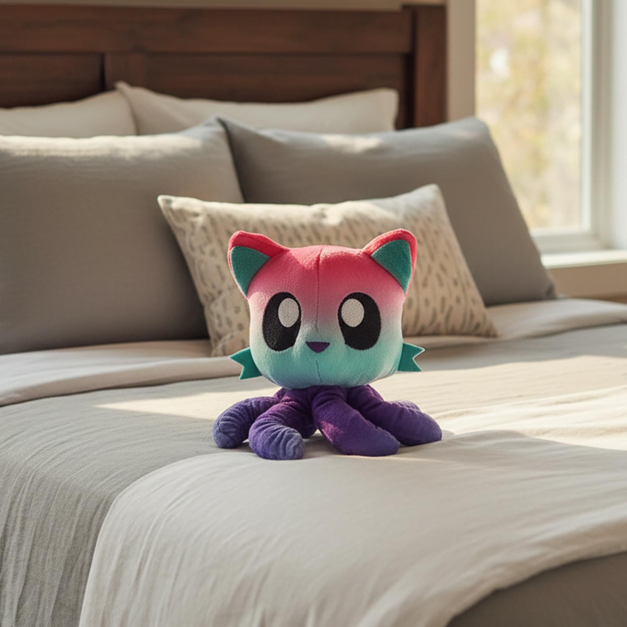 Tentacle Kitty Atomic Vibration 6 Inch Little One Plush