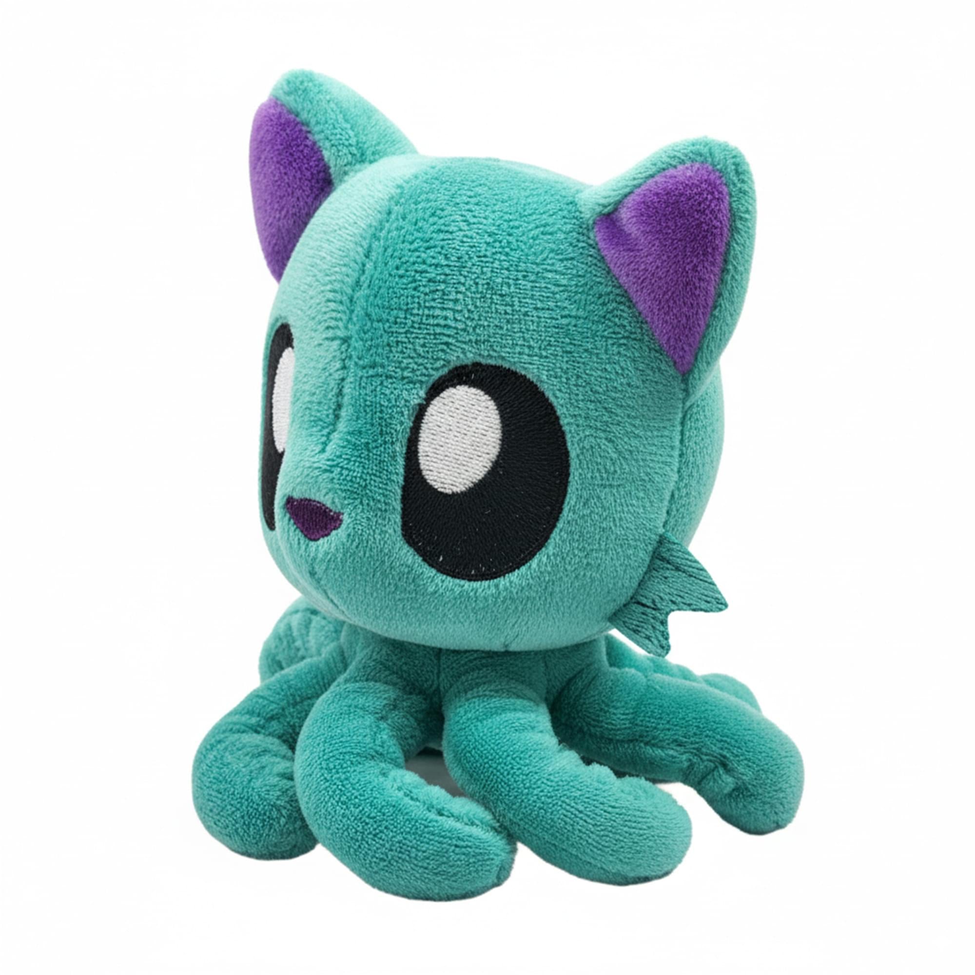 Tentacle Kitty Electron Teal 6 Inch Little One Plush