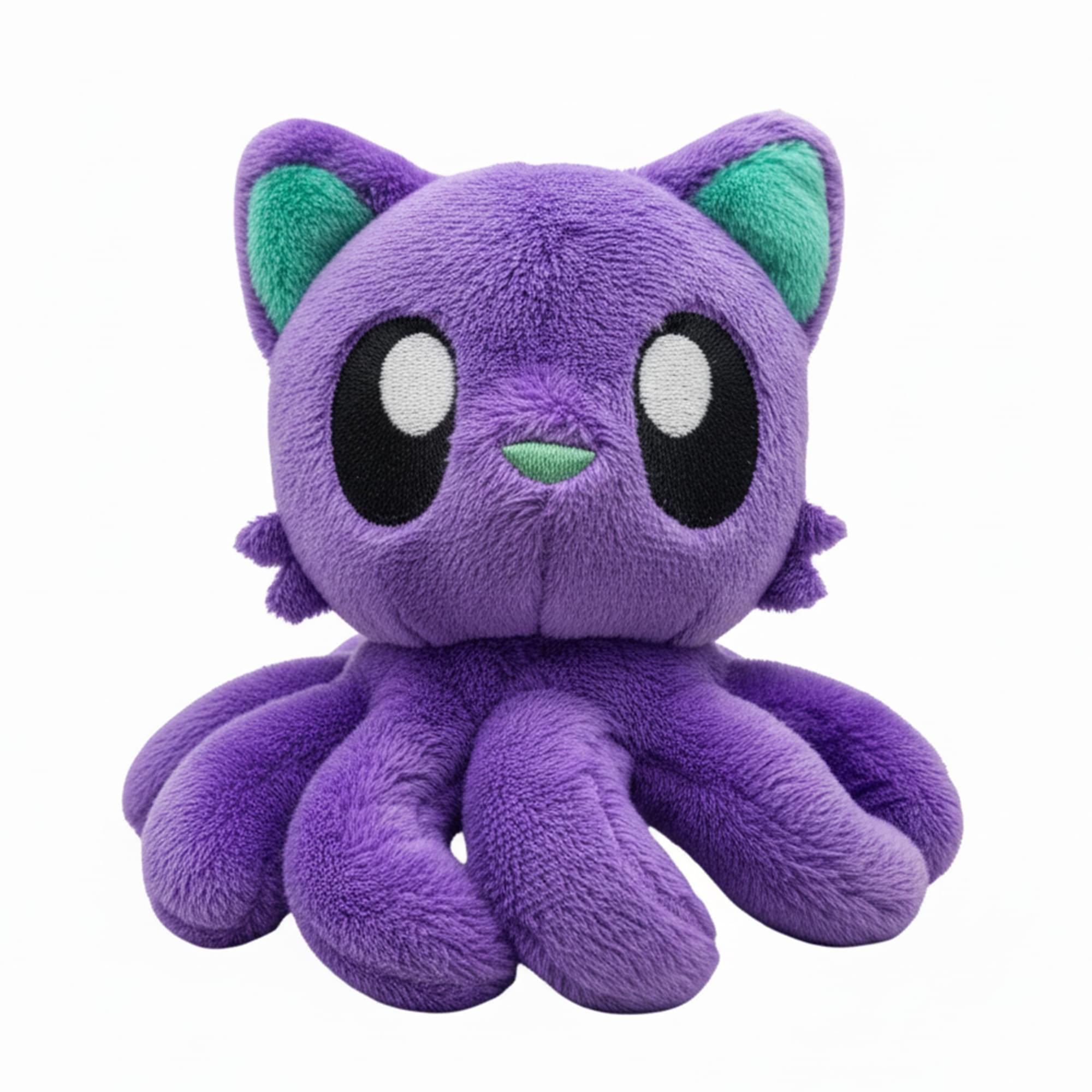 Tentacle Kitty Proton Purple 6 Inch Little One Plush