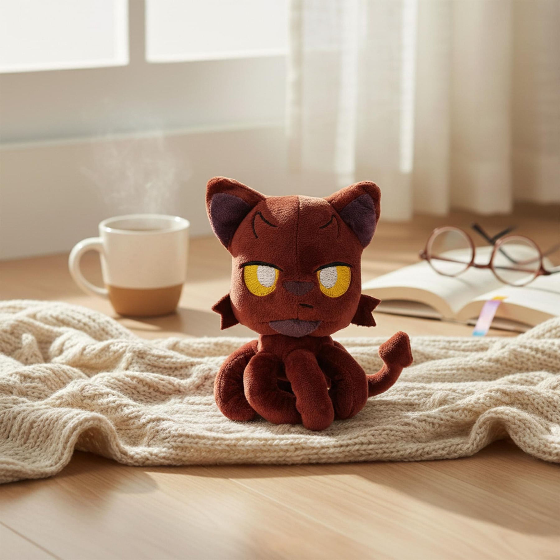 Tentacle Kitty Campaign Critters Red Fiend Little One Plush