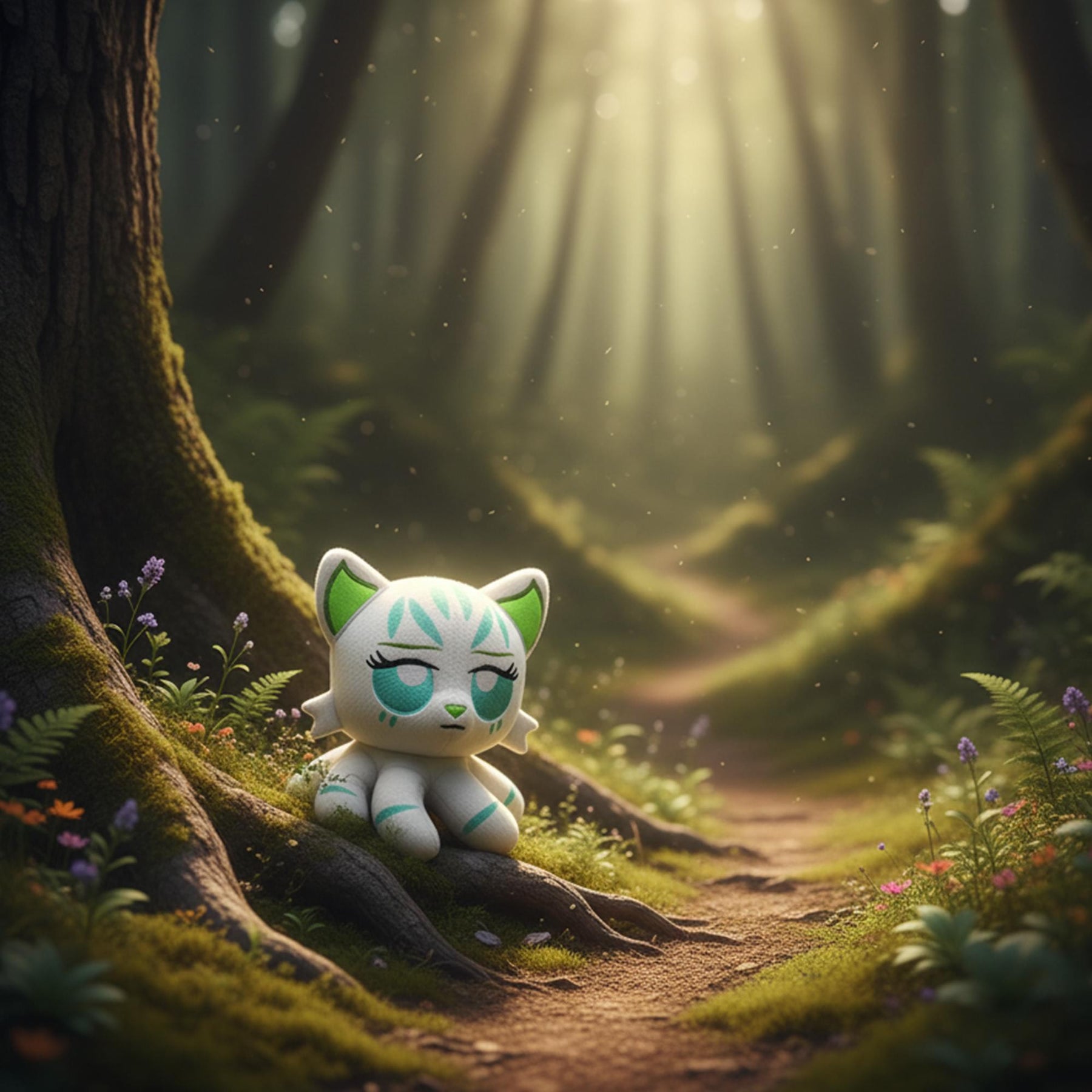 Tentacle Kitty Campaign Critters Wood Elf Little One Plush