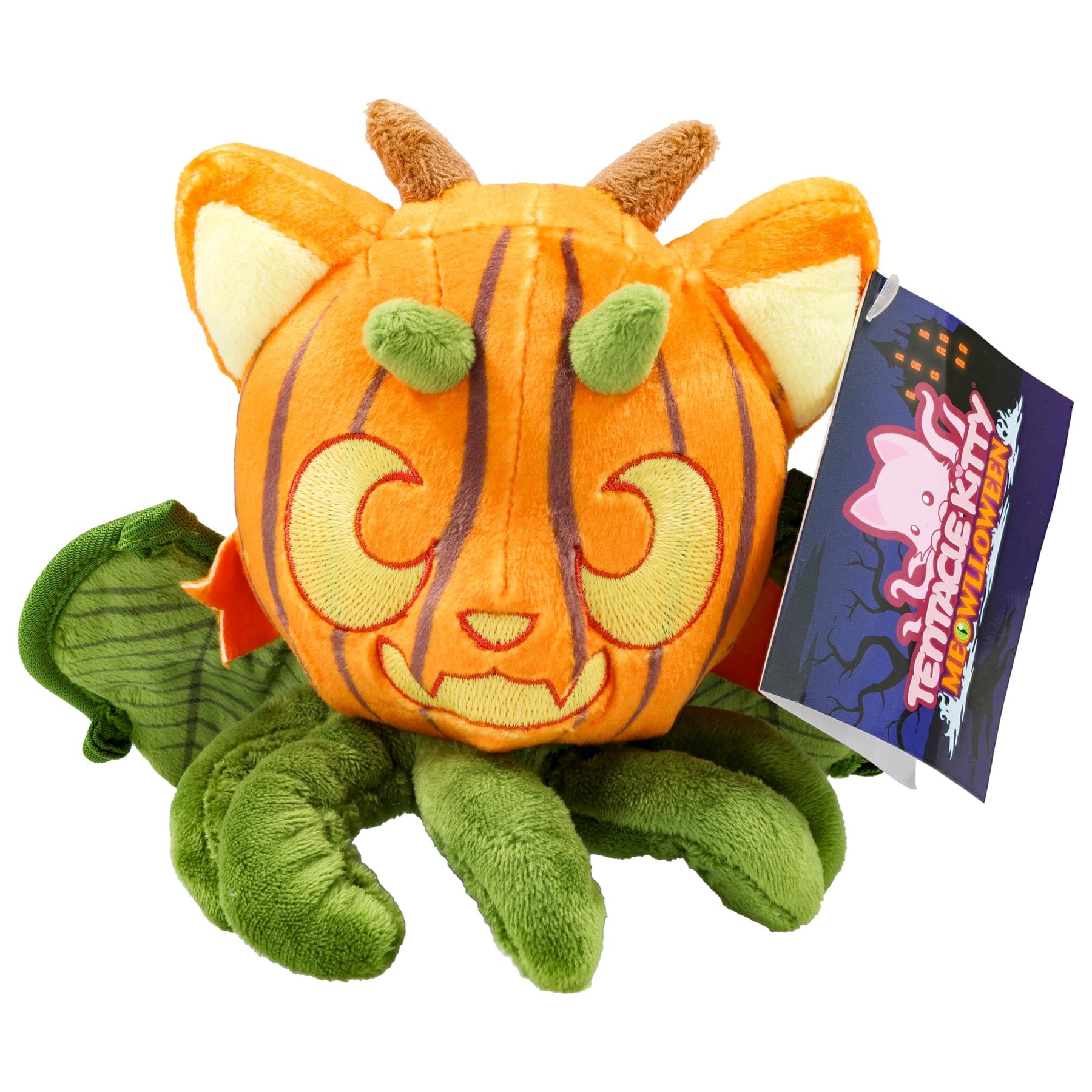 Tentacle Kitty Meowlloween Wyrm-O'-Lantern Halloween 7-Inch Collector Plush