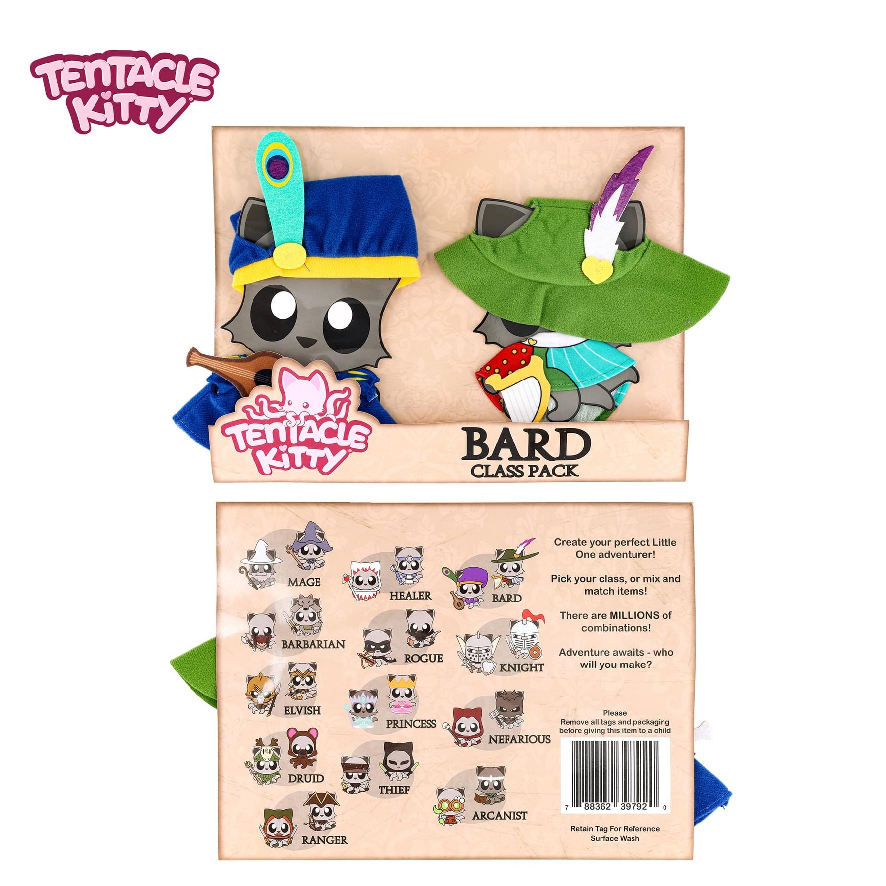 Tentacle Kitty Campaign Critters | Ranger Class Plush Clothing Pack