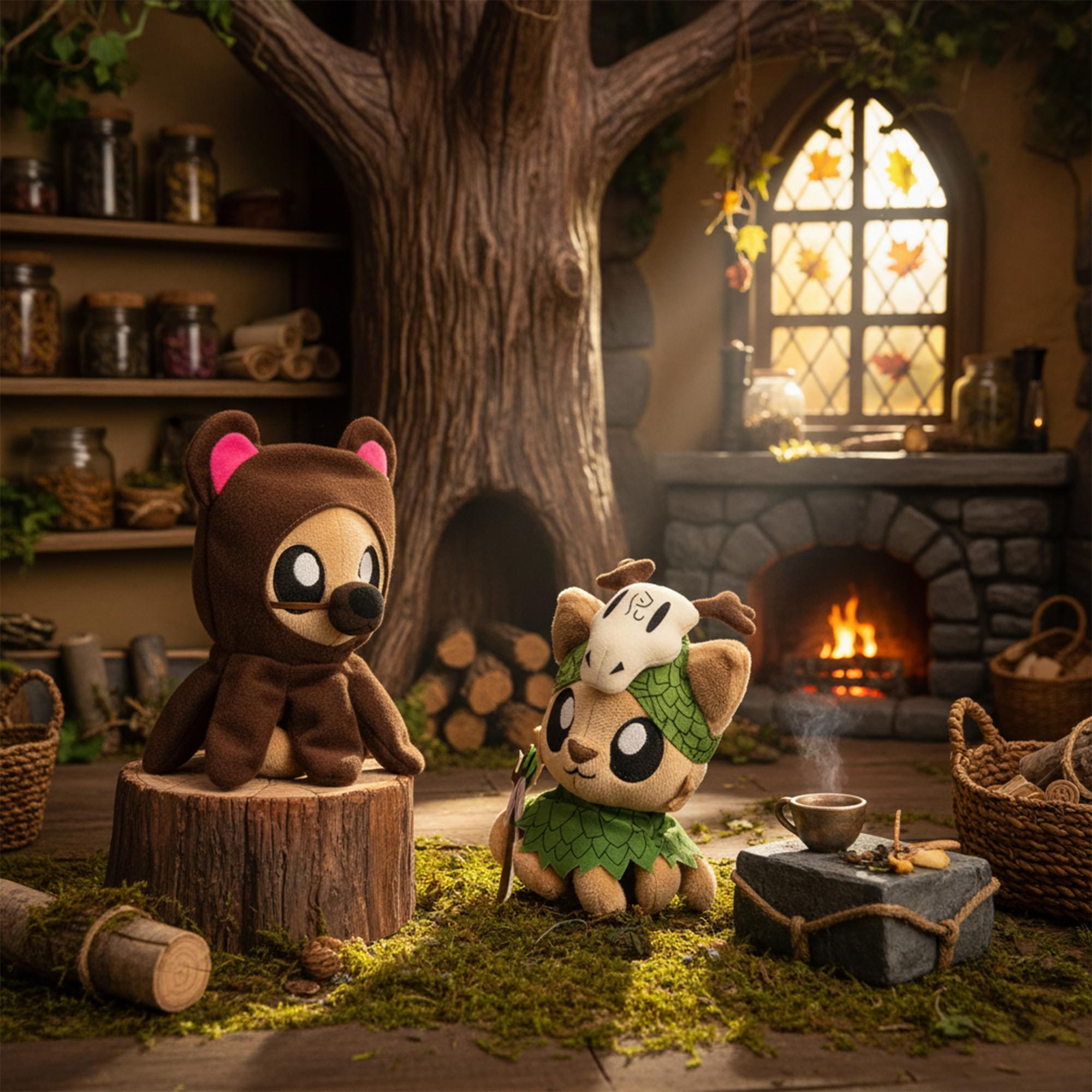 Tentacle Kitty Campaign Critters Druid Plush Class Pack