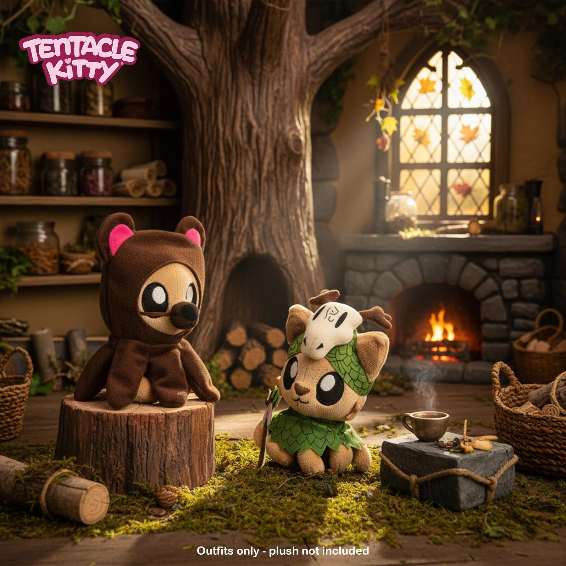 Tentacle Kitty Campaign Critters | Druid Class Plush Clothing Pack