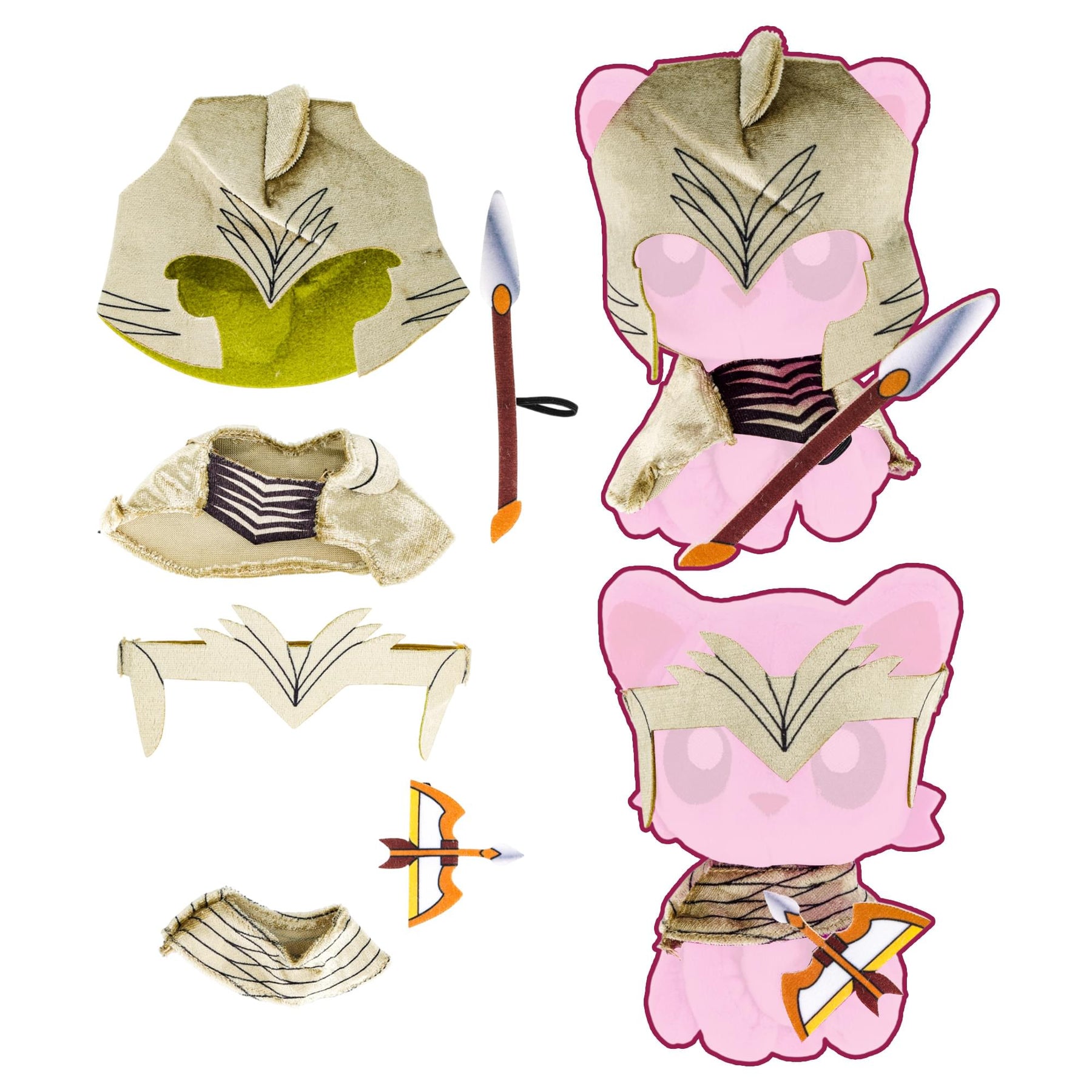 Tentacle Kitty Campaign Critters | Elvish Class Plush Clothing Pack