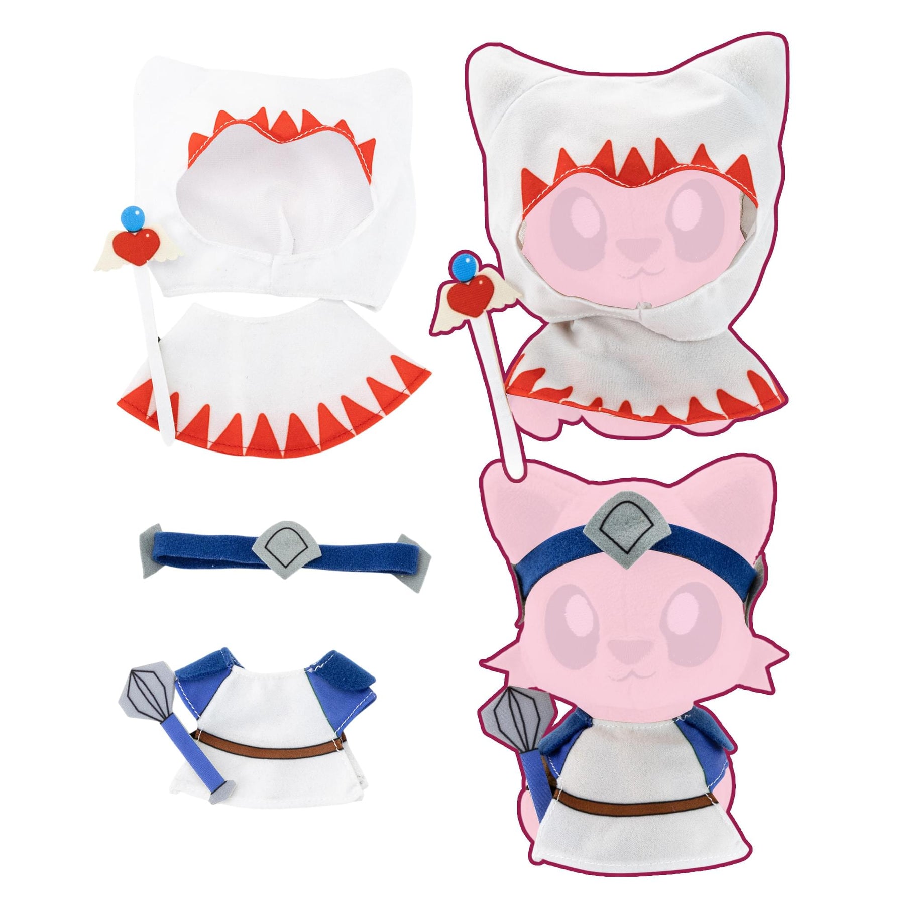 Tentacle Kitty Campaign Critters | Healer Class Plush Clothing Pack